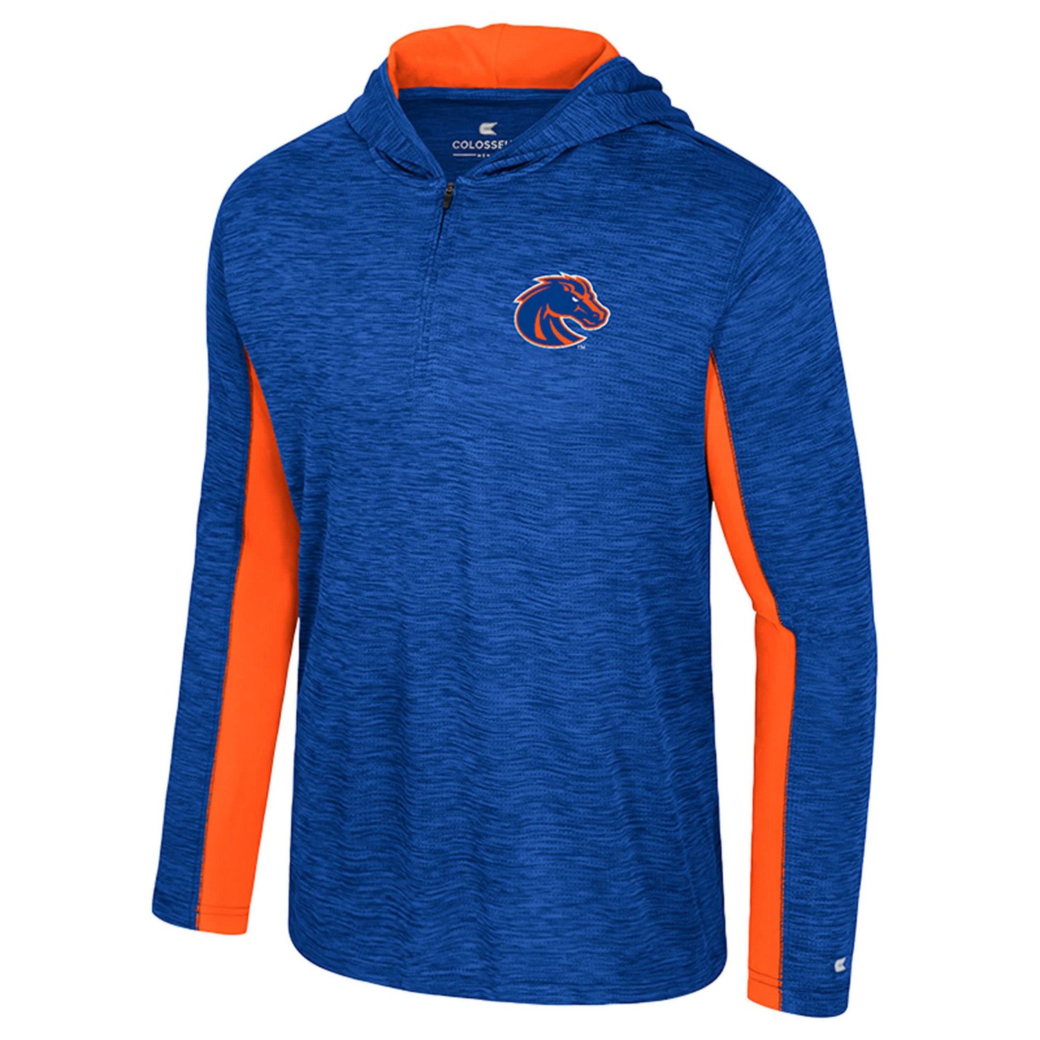 Colosseum Boise State Broncos Always Sunny Quarter-Zip Hoodie - view number 2