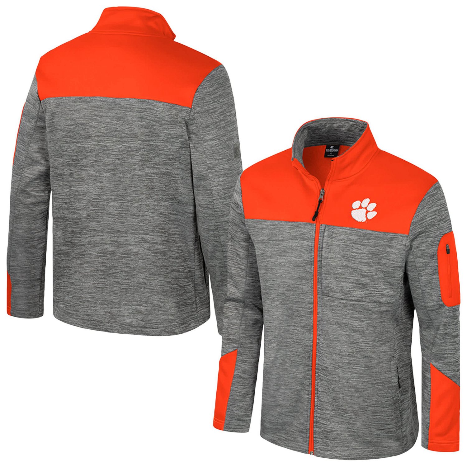 Colosseum Clemson Tigers Guard Full-Zip Jacket