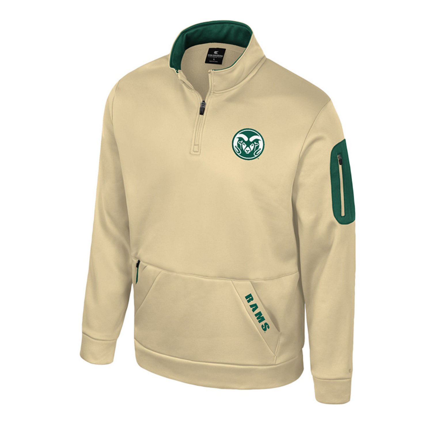 Colosseum Colorado State Rams Mainframe Quarter-Zip Fleece Jacket - view number 2