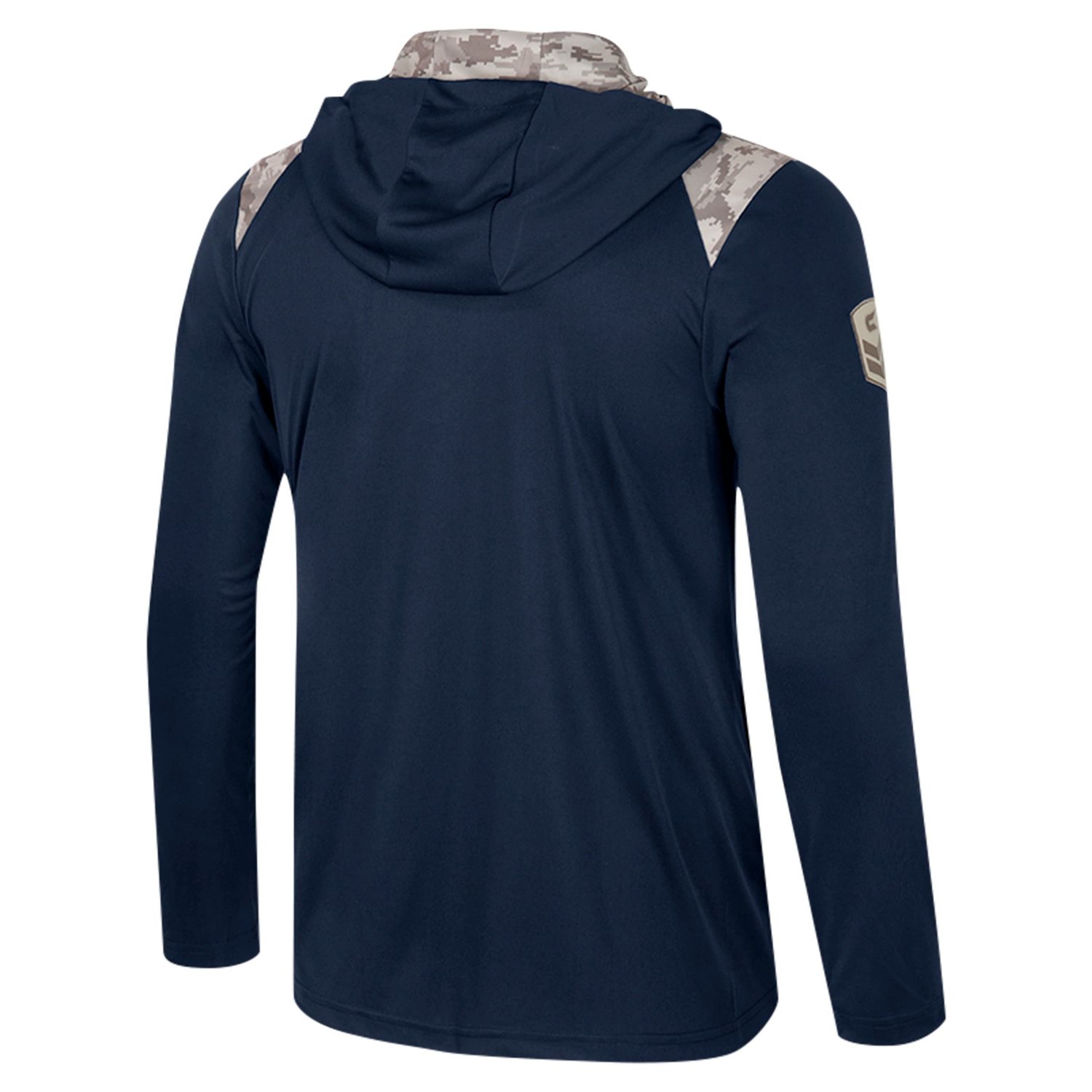 Colosseum Georgetown Hoyas OHT Military Appreciation Quarter-Zip Hoodie Jacket - view number 3