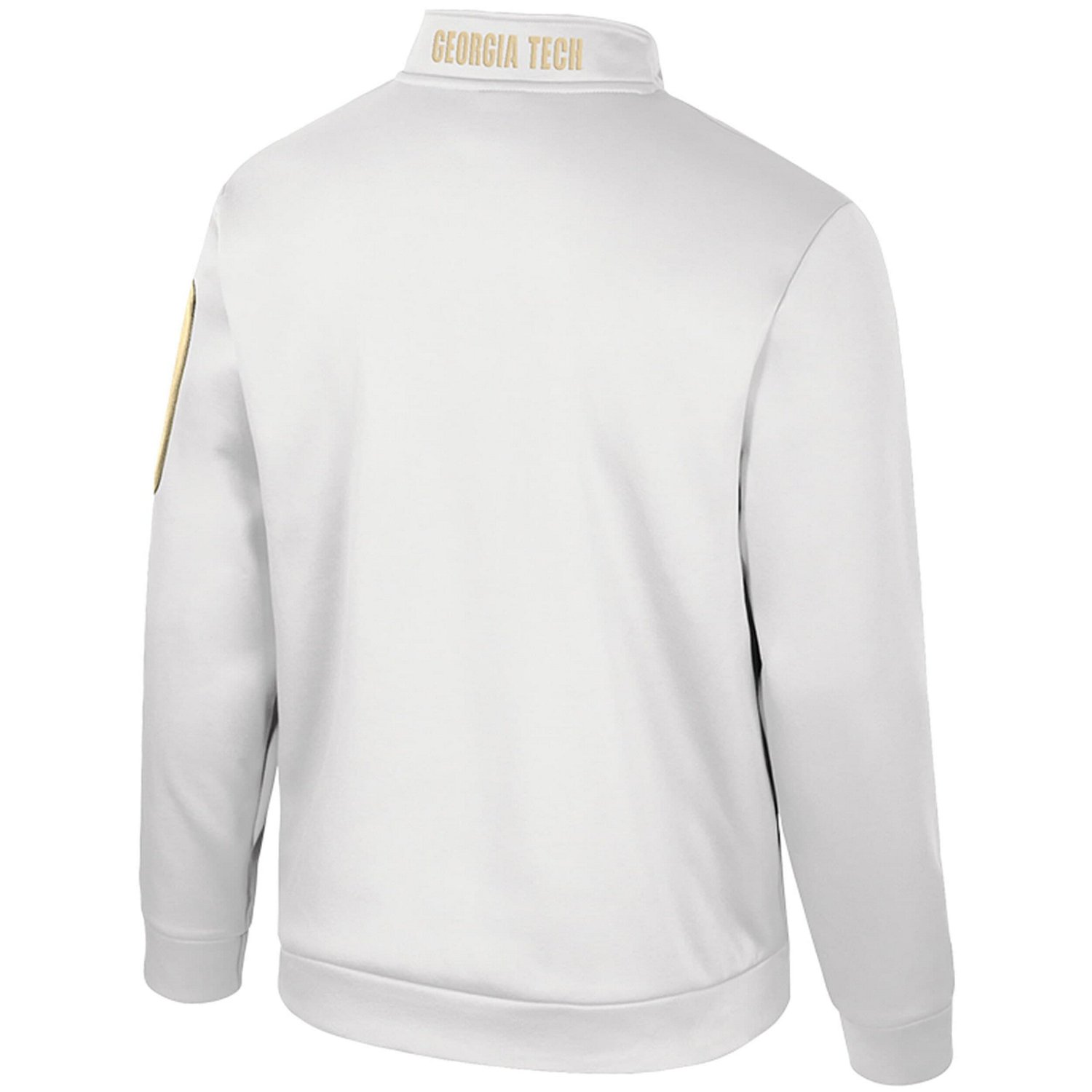Colosseum Georgia Tech Yellow Jackets Mainframe Fleece Quarter-Zip Jacket - view number 3