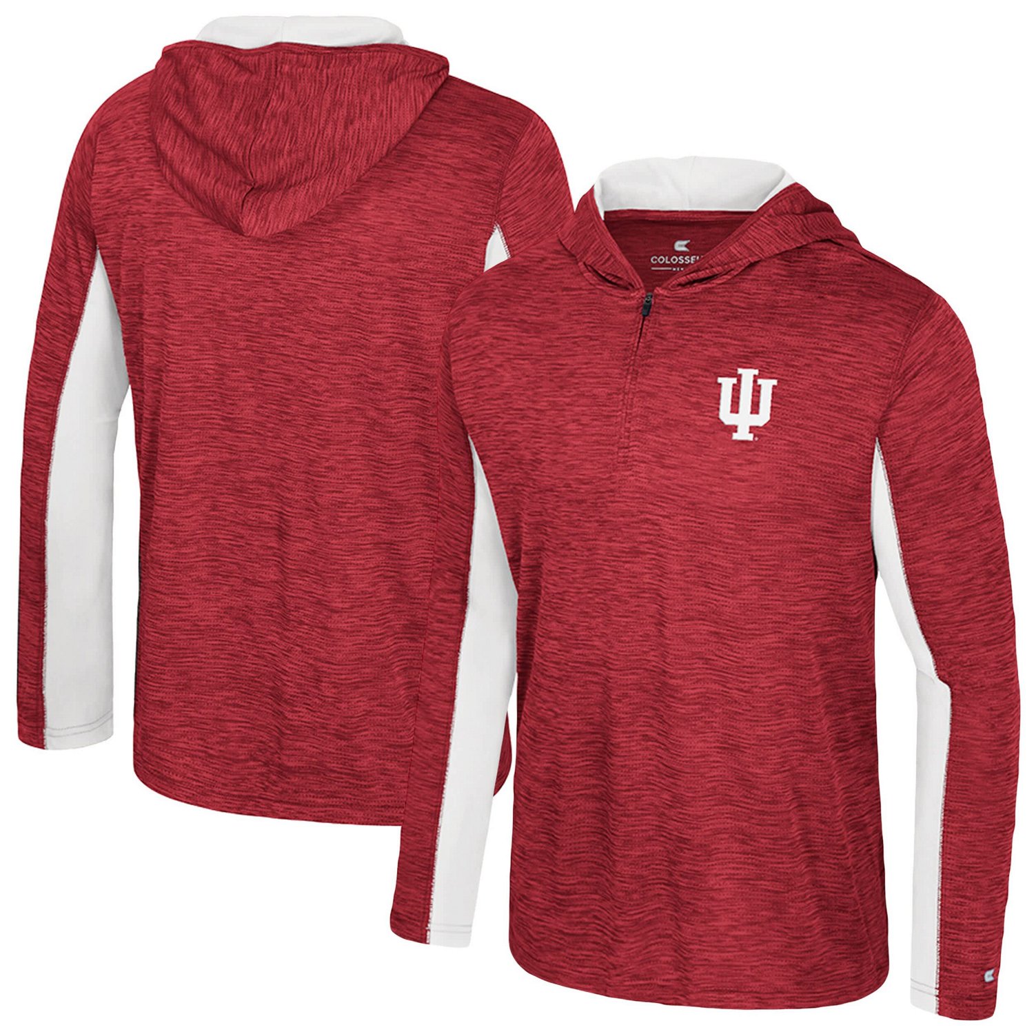 Colosseum Indiana Hoosiers Always Sunny Quarter-Zip Hoodie