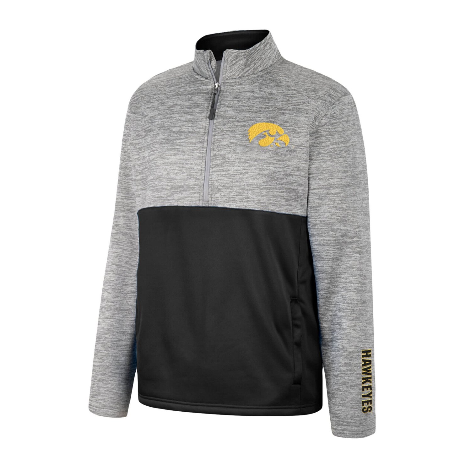 Colosseum Iowa Hawkeyes John Half-Zip Jacket
