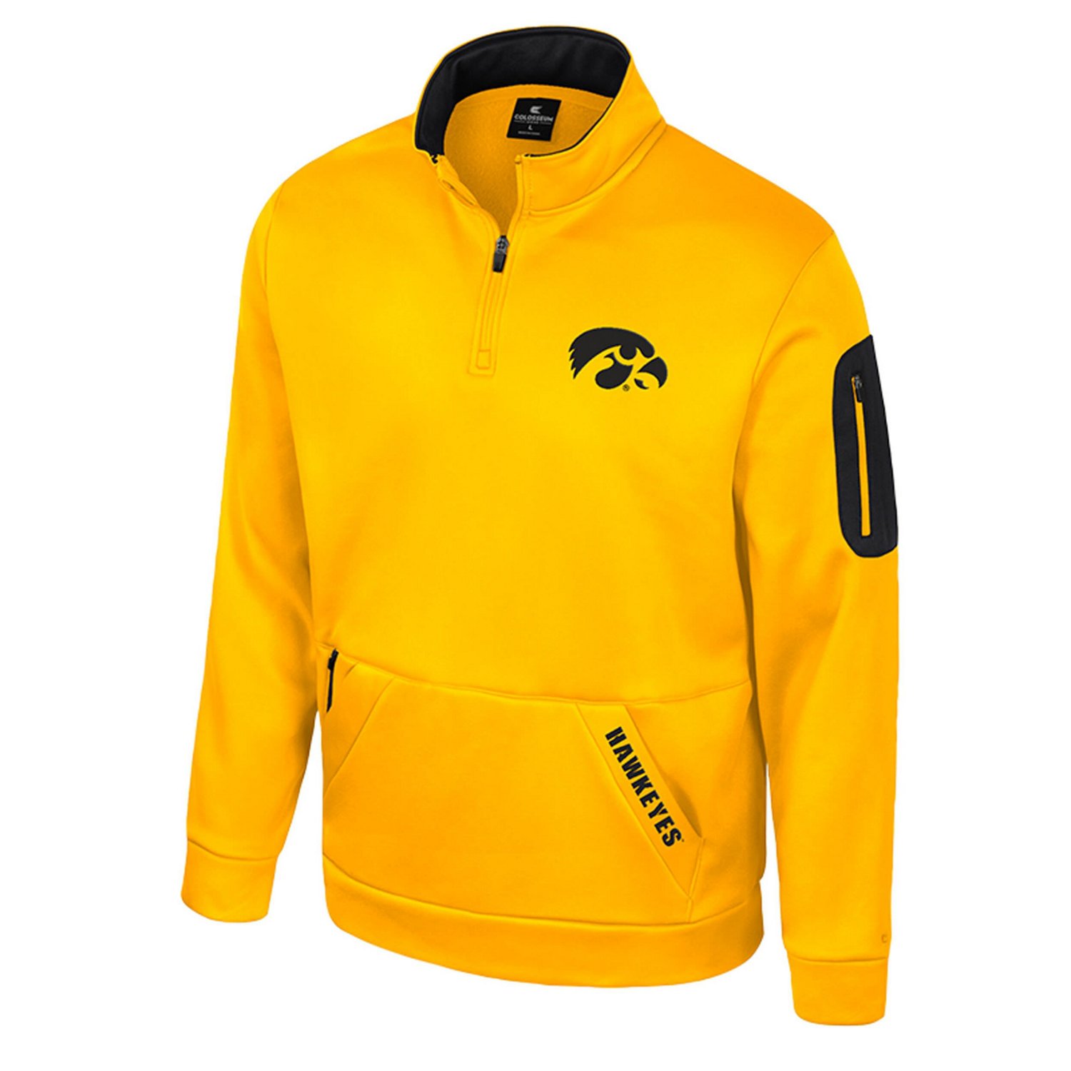 Colosseum Iowa Hawkeyes Mainframe Quarter-Zip Fleece Jacket - view number 2