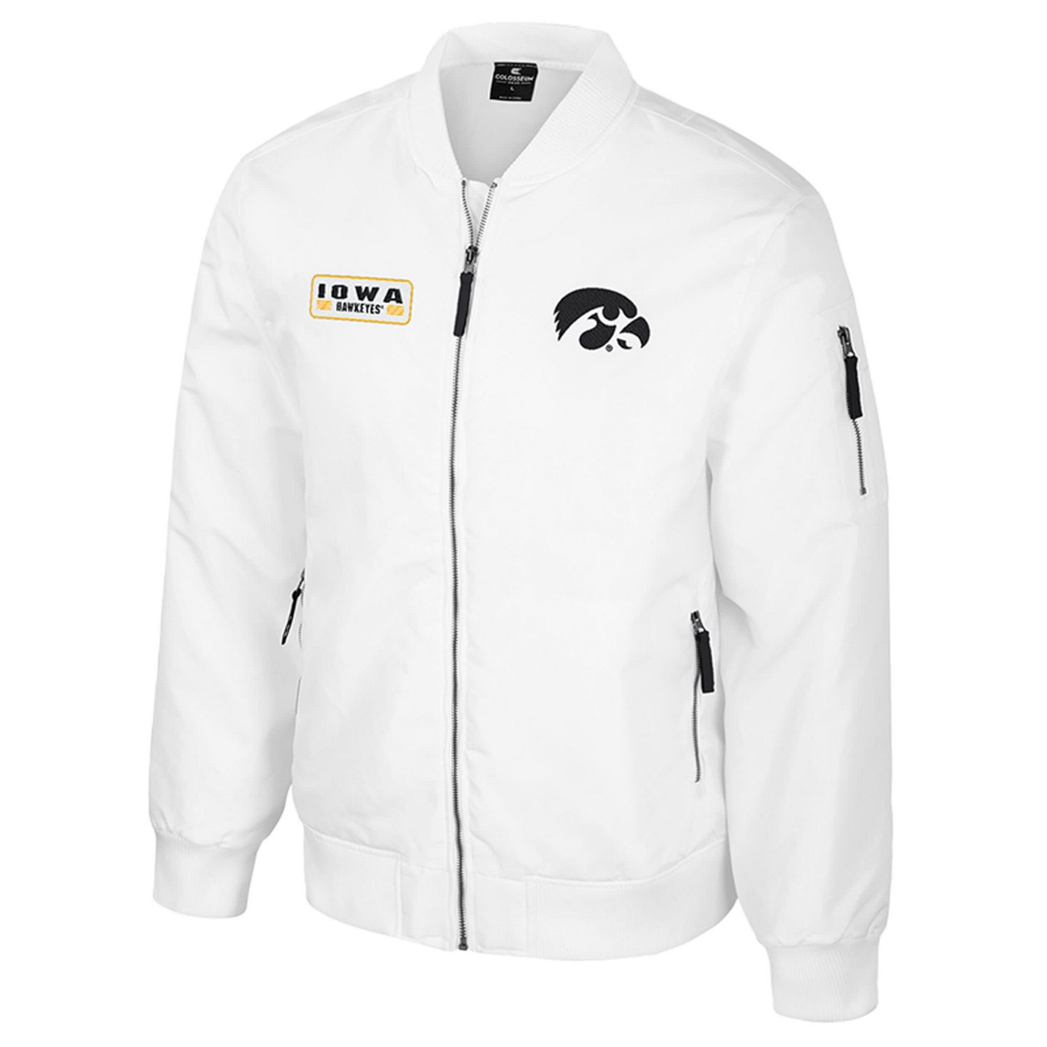 Colosseum Iowa Hawkeyes Rabbit Full-Zip Bomber Jacket