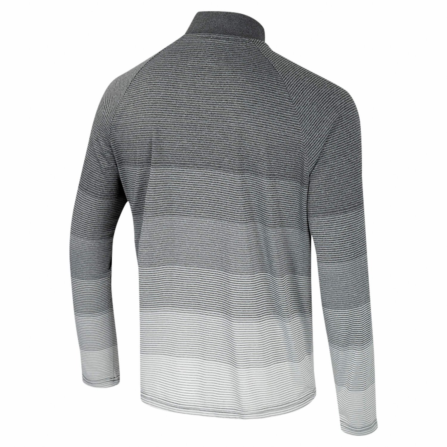Colosseum Iowa State Cyclones AI Striped Mesh Quarter-Zip Raglan Windshirt - view number 3