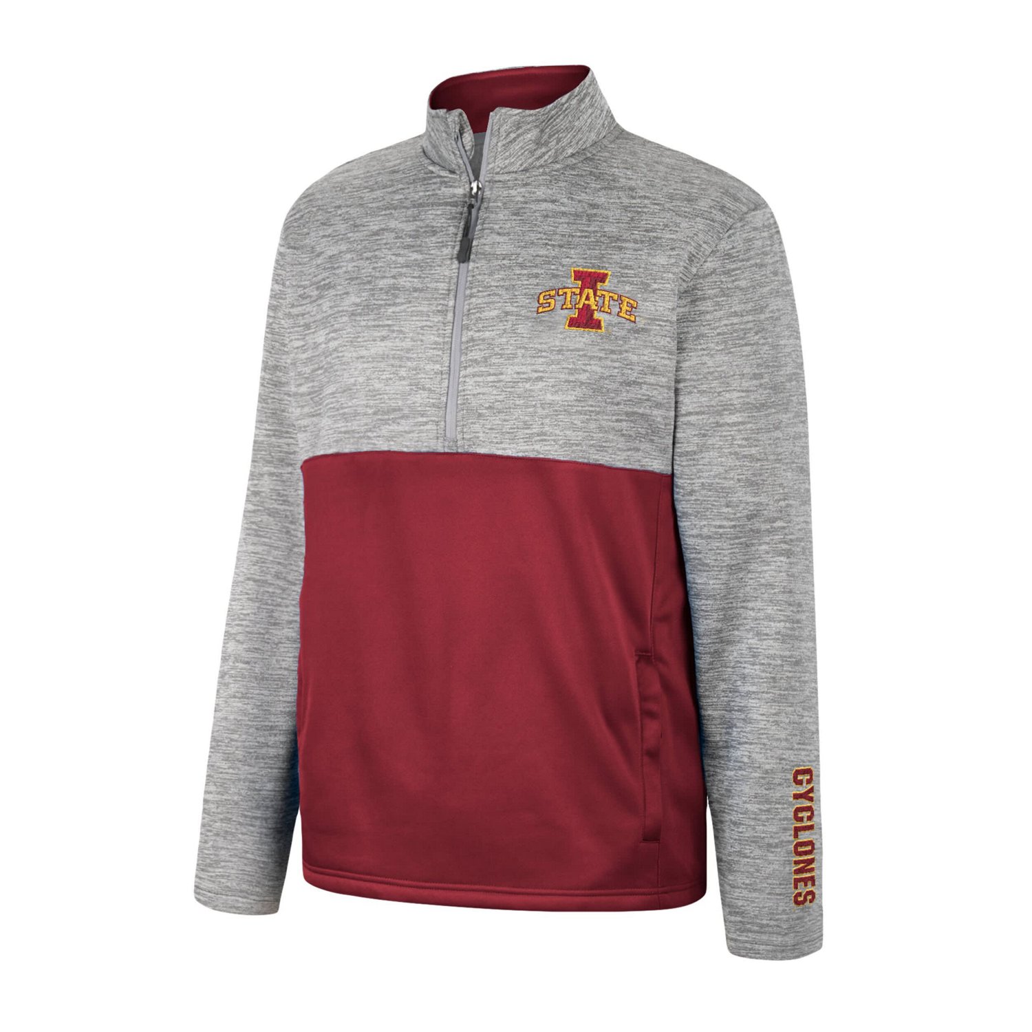 Colosseum Iowa State Cyclones John Half-Zip Jacket - view number 2