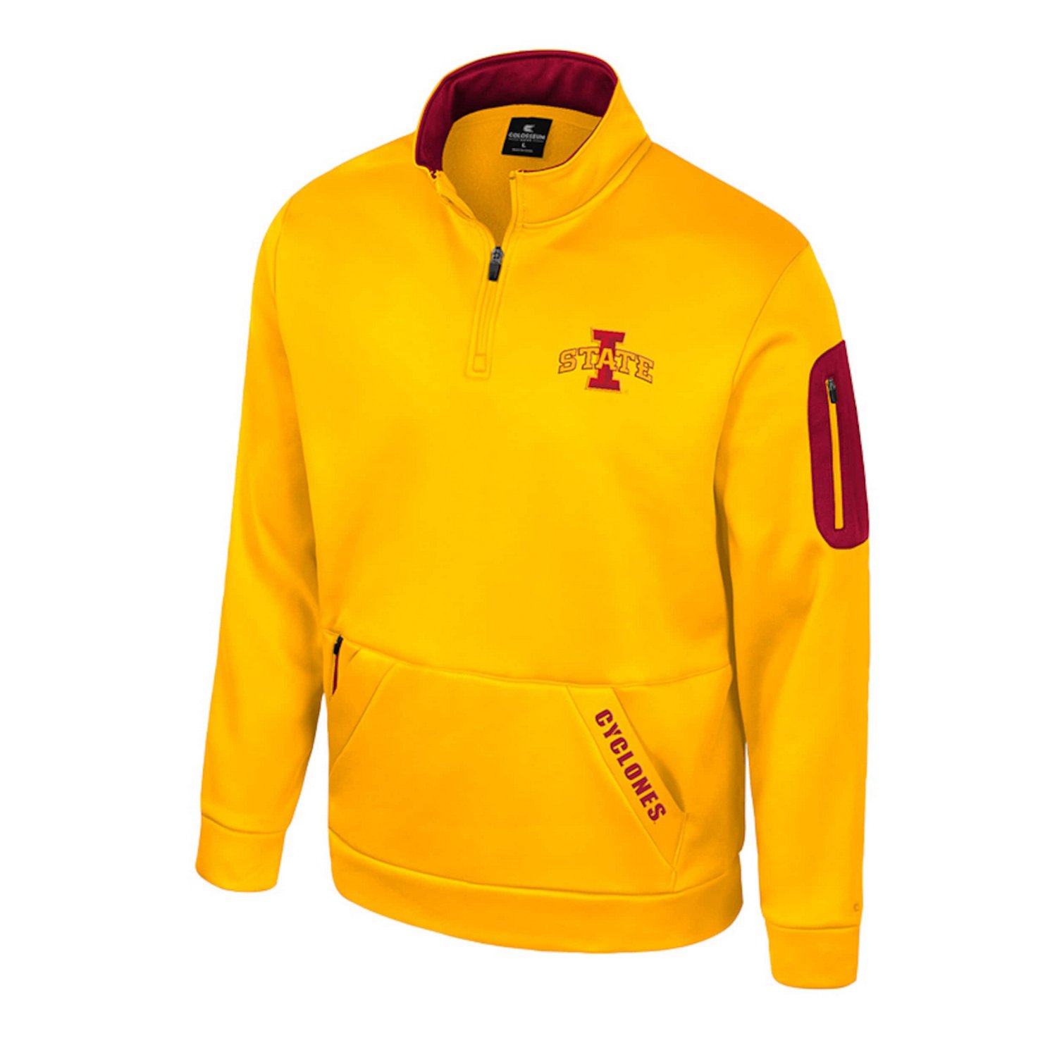 Colosseum Iowa State Cyclones Mainframe Quarter-Zip Fleece Jacket - view number 2
