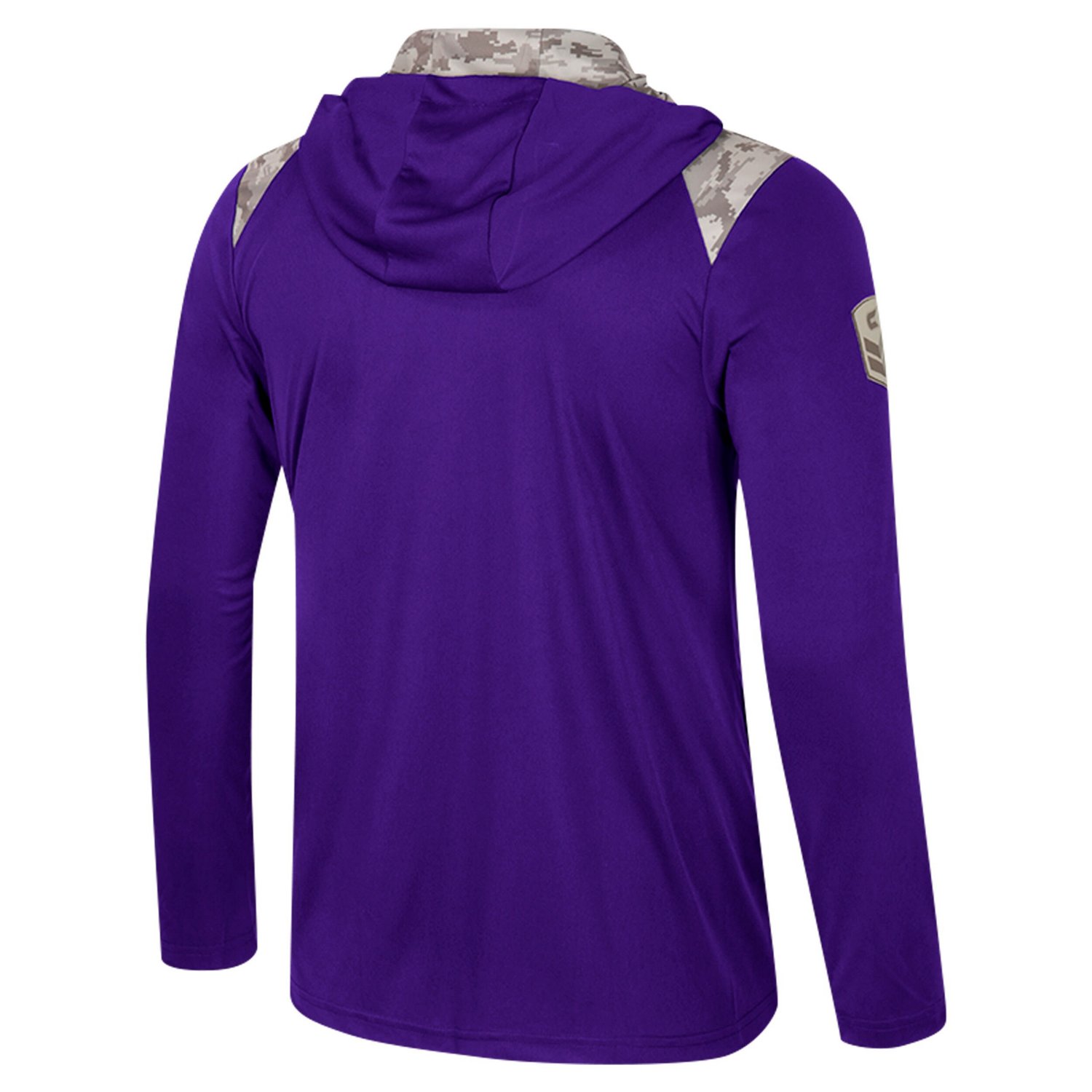 Colosseum Kansas State Wildcats OHT Military Appreciation Quarter-Zip Hoodie Jacket - view number 3