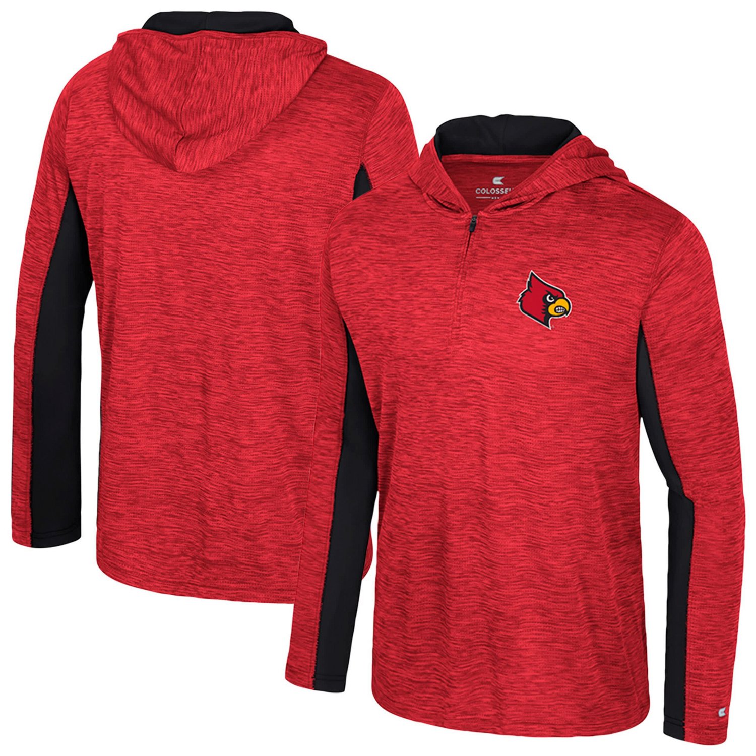 Colosseum Louisville Cardinals Always Sunny Quarter-Zip Hoodie - view number 1