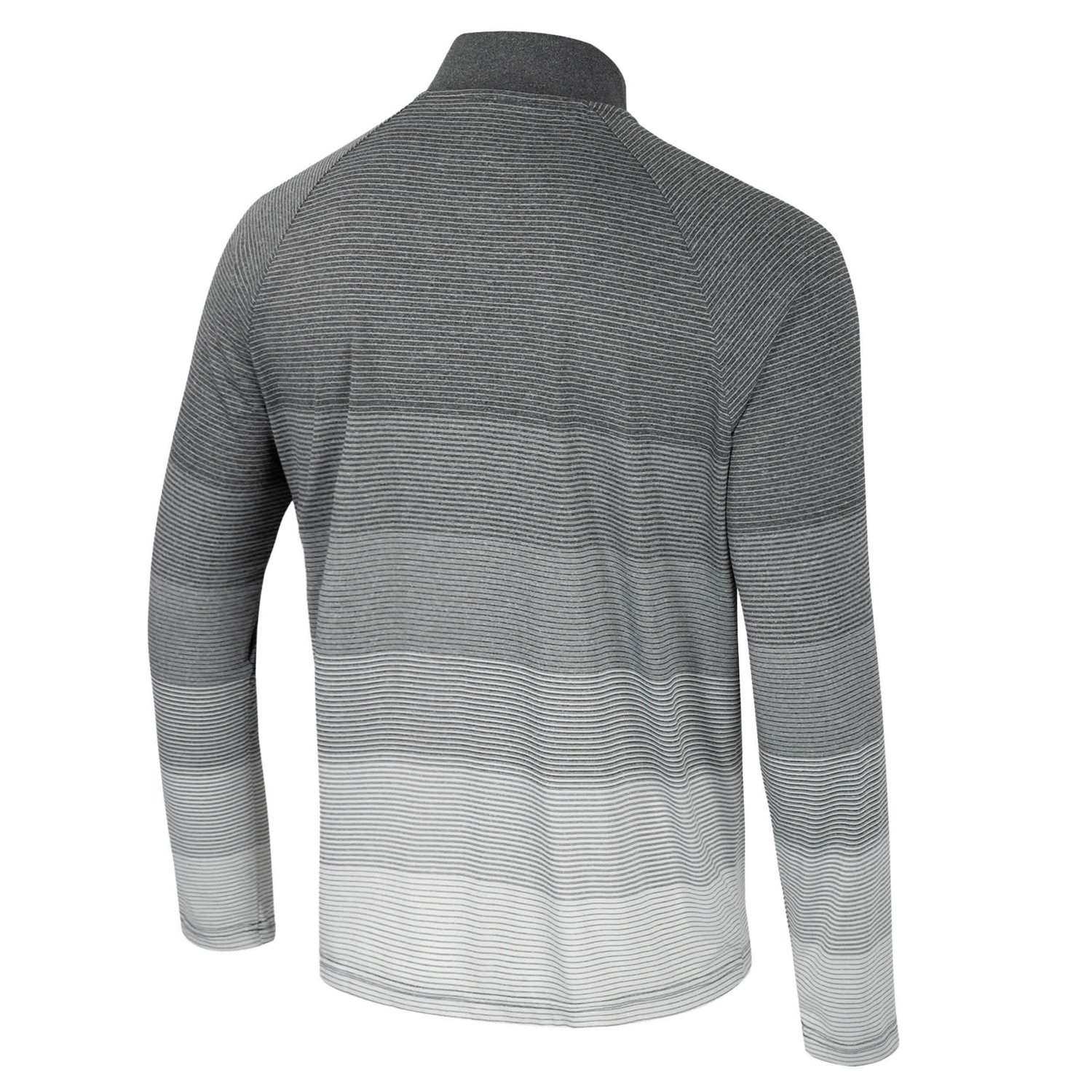 Colosseum Michigan State Spartans AI Striped Mesh Quarter-Zip Raglan Windshirt - view number 3