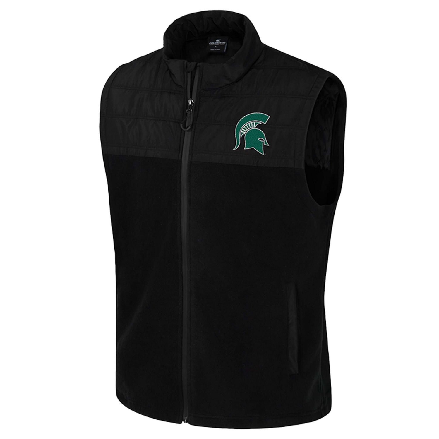 Colosseum Michigan State Spartans Block The Sun Full-Zip Vest - view number 2