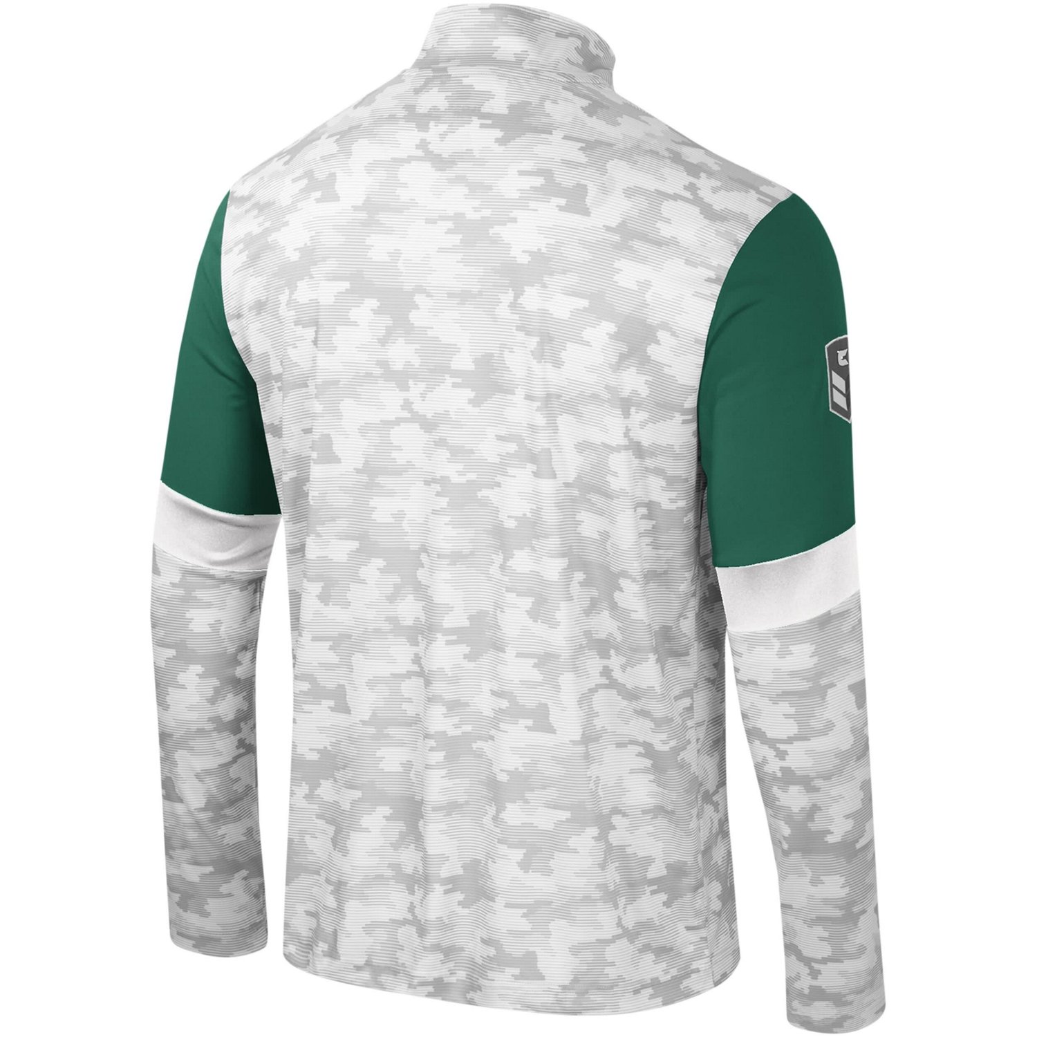 Colosseum Michigan State Spartans OHT Military Appreciation Tomahawk Quarter-Zip Windshirt - view number 3