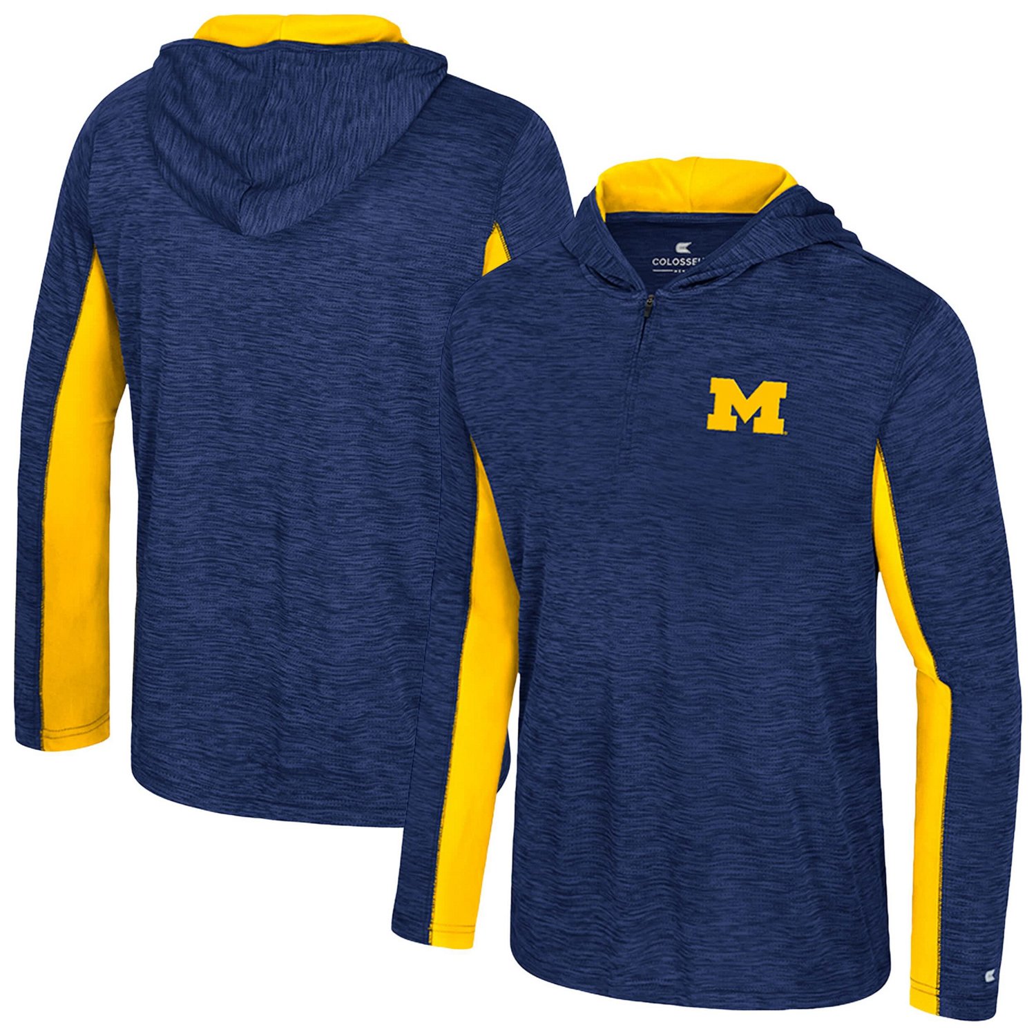 Colosseum Michigan Wolverines Always Sunny Quarter-Zip Hoodie - view number 1
