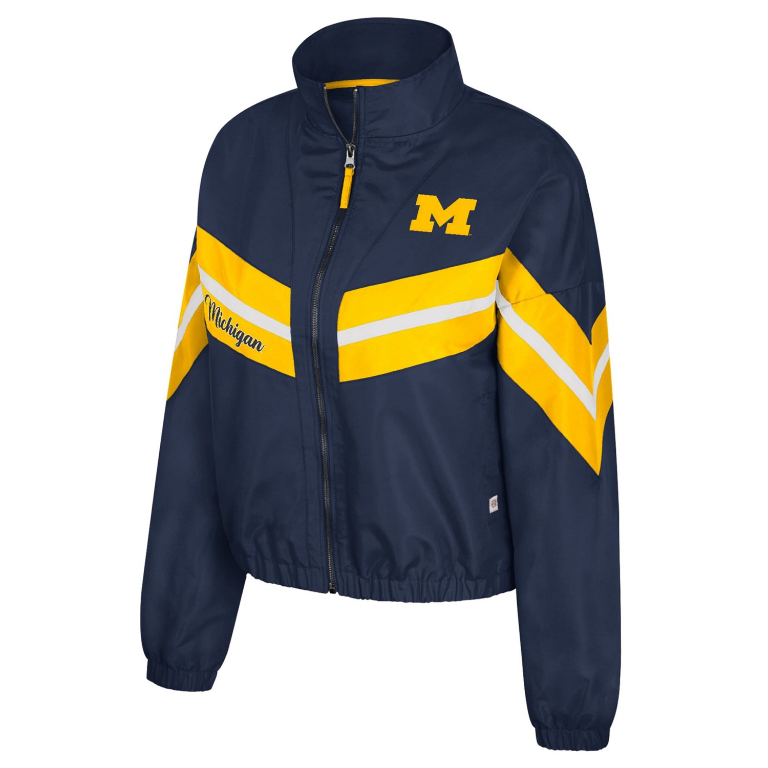 Colosseum Michigan Wolverines Thin Ice Full-Zip Windbreaker - view number 2