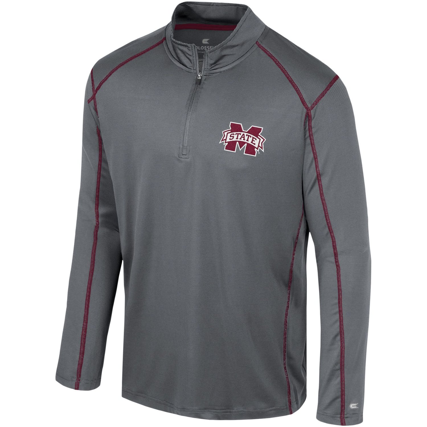 Colosseum Mississippi State Bulldogs Cameron Quarter-Zip Windshirt - view number 2