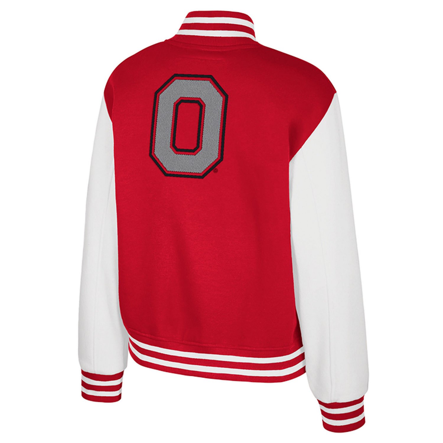 Colosseum Ohio State Buckeyes French Baguette Full Snap Fleece Jacket - view number 3