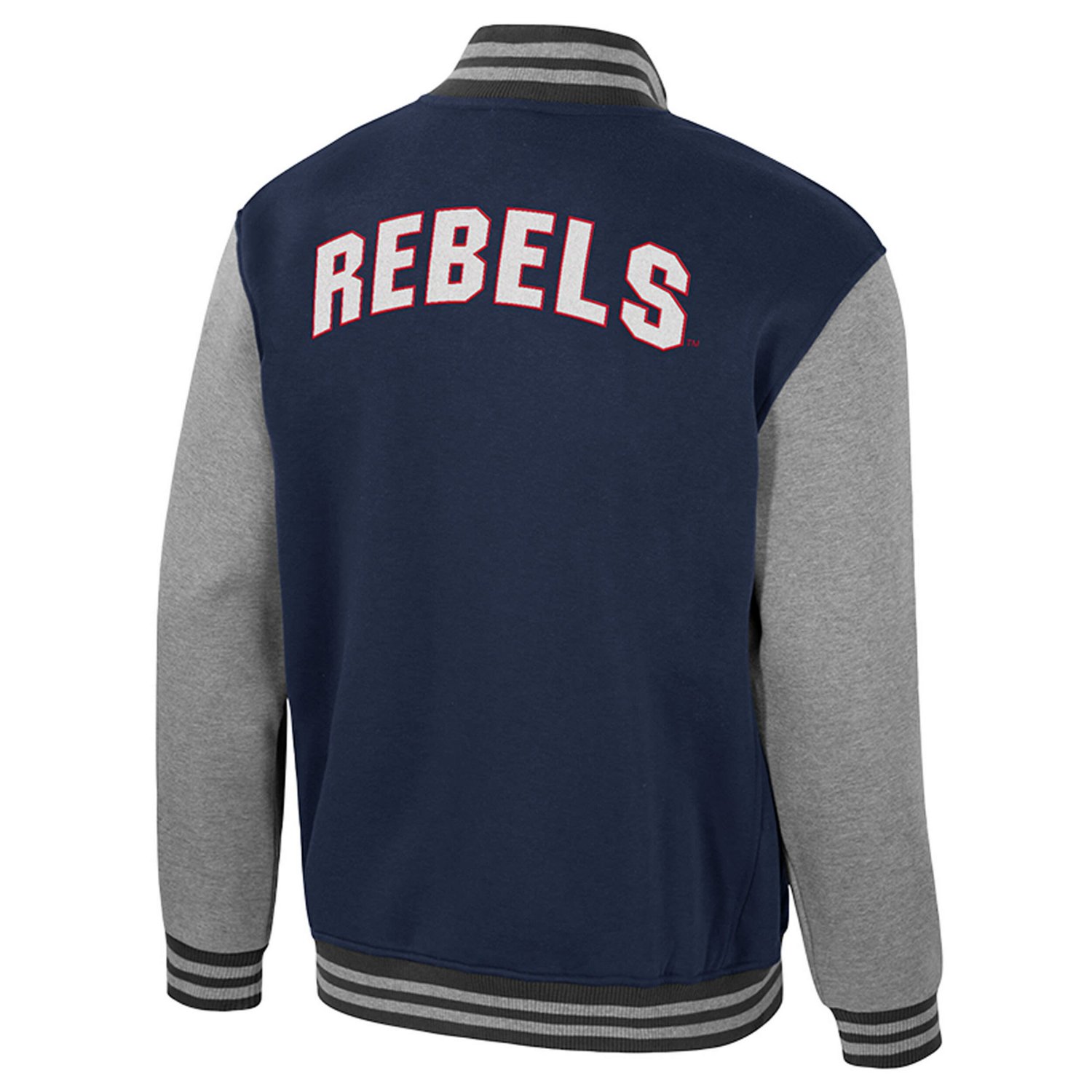 Colosseum Ole Miss Rebels Ambi-Turner Full-Zip Varsity Jacket - view number 3