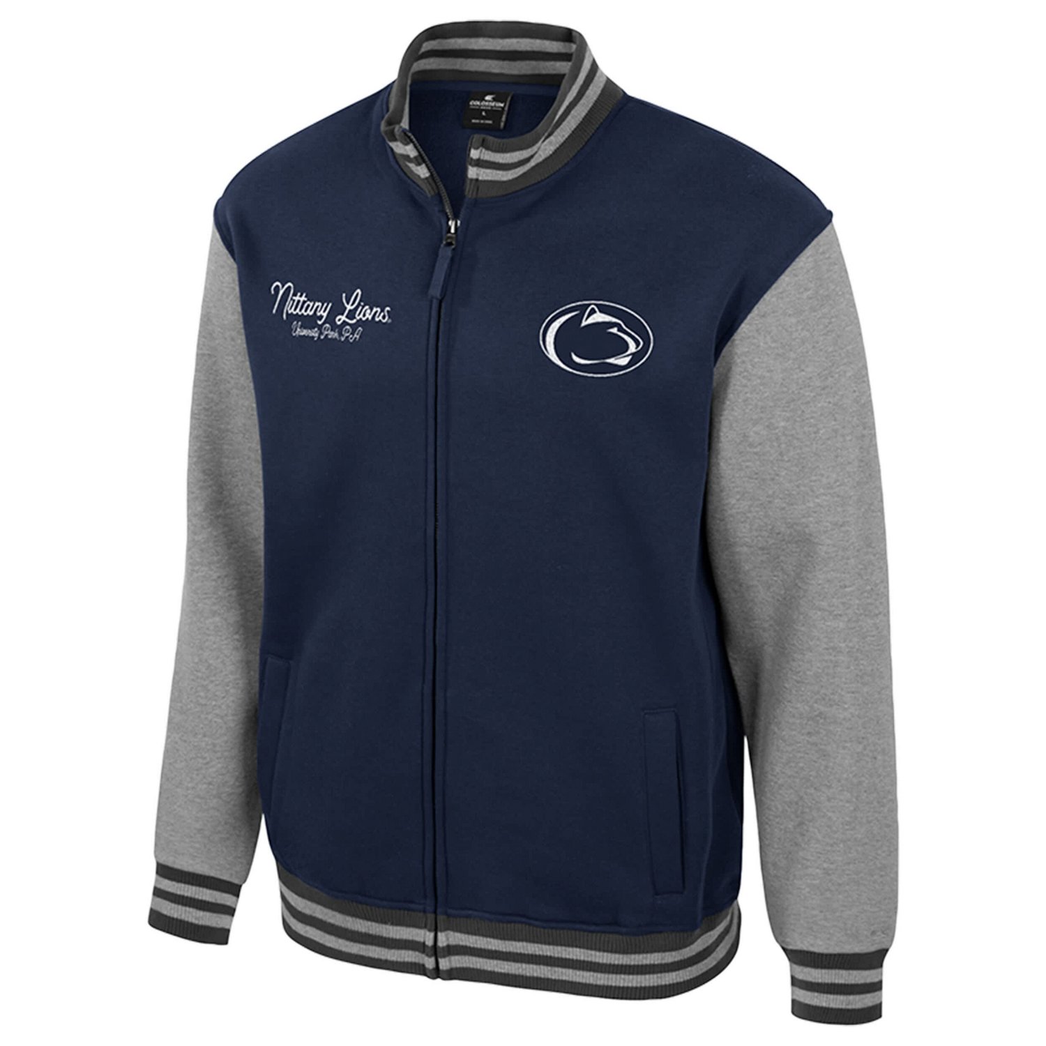 Colosseum Penn State Nittany Lions Ambi-Turner Full-Zip Varsity Jacket - view number 2