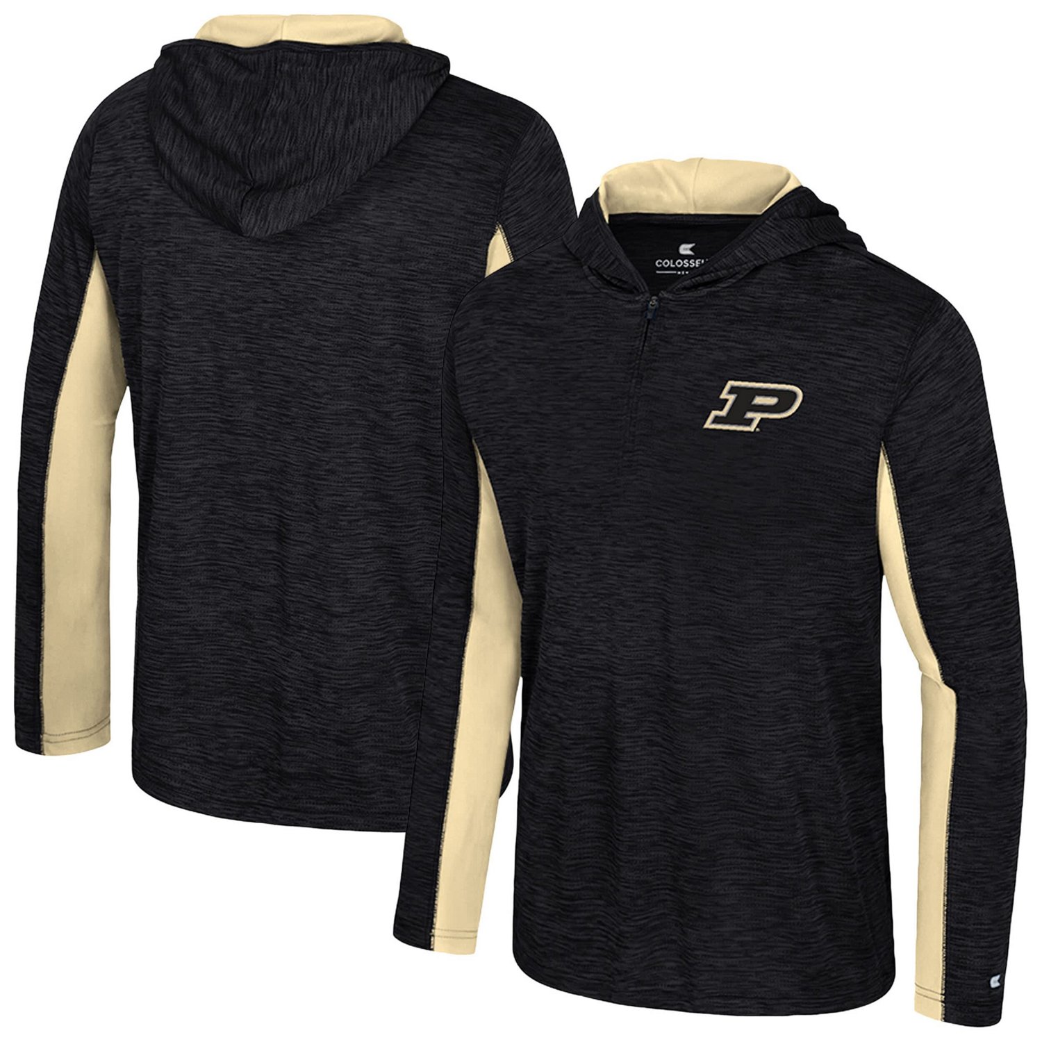 Colosseum Purdue Boilermakers Always Sunny Quarter-Zip Hoodie - view number 1