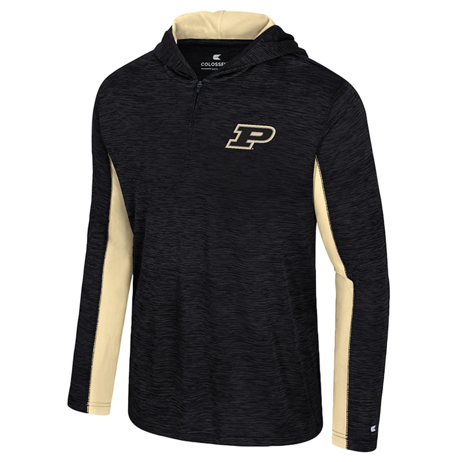 Colosseum Purdue Boilermakers Always Sunny Quarter-Zip Hoodie - view number 2