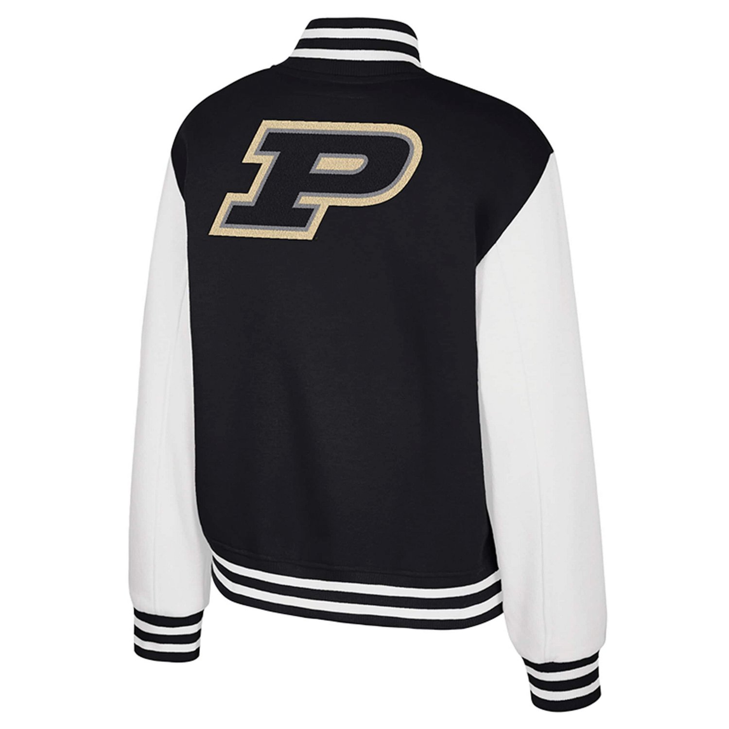 Colosseum Purdue Boilermakers French Baguette Full Snap Fleece Jacket - view number 3