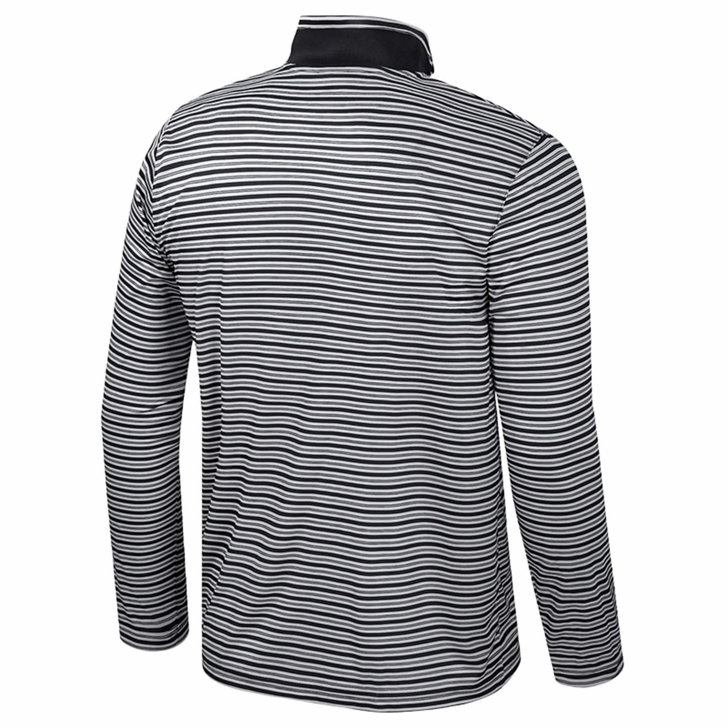 Colosseum Purdue Boilermakers Striped Quarter-Zip Top - view number 3