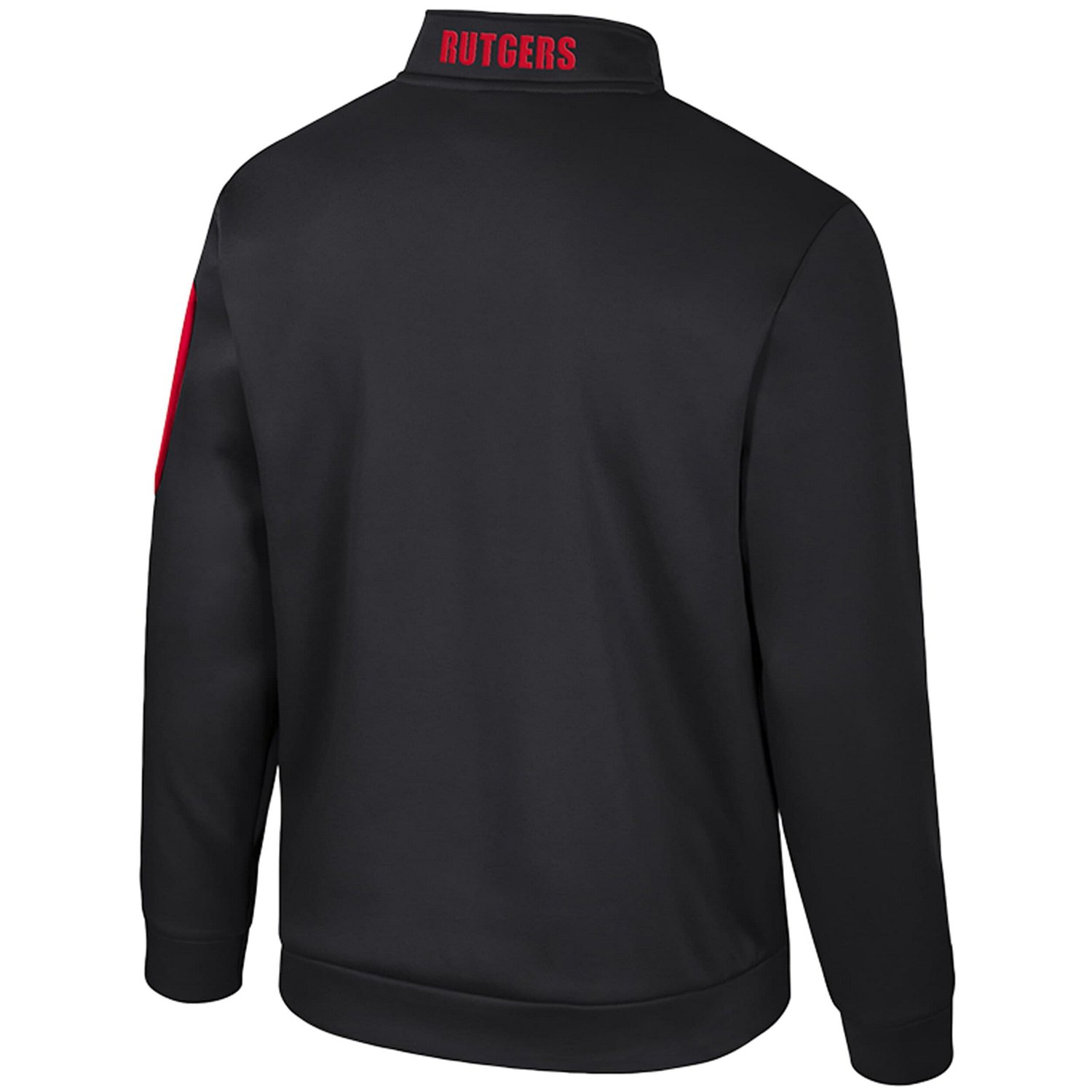 Colosseum Rutgers Scarlet Knights Mainframe Fleece Quarter-Zip Jacket - view number 3