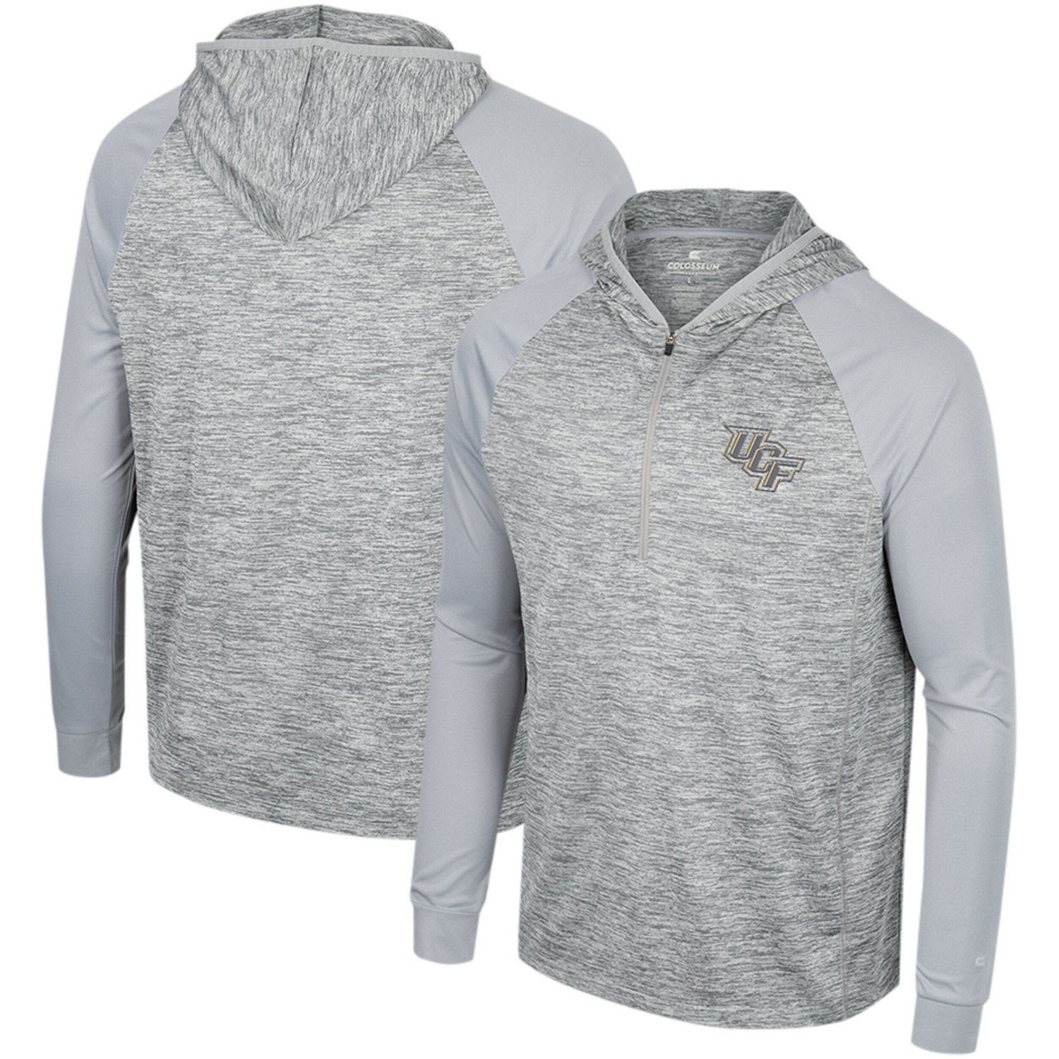 Colosseum UCF Knights Cybernetic Raglan Quarter-Zip Hooded Top - view number 1