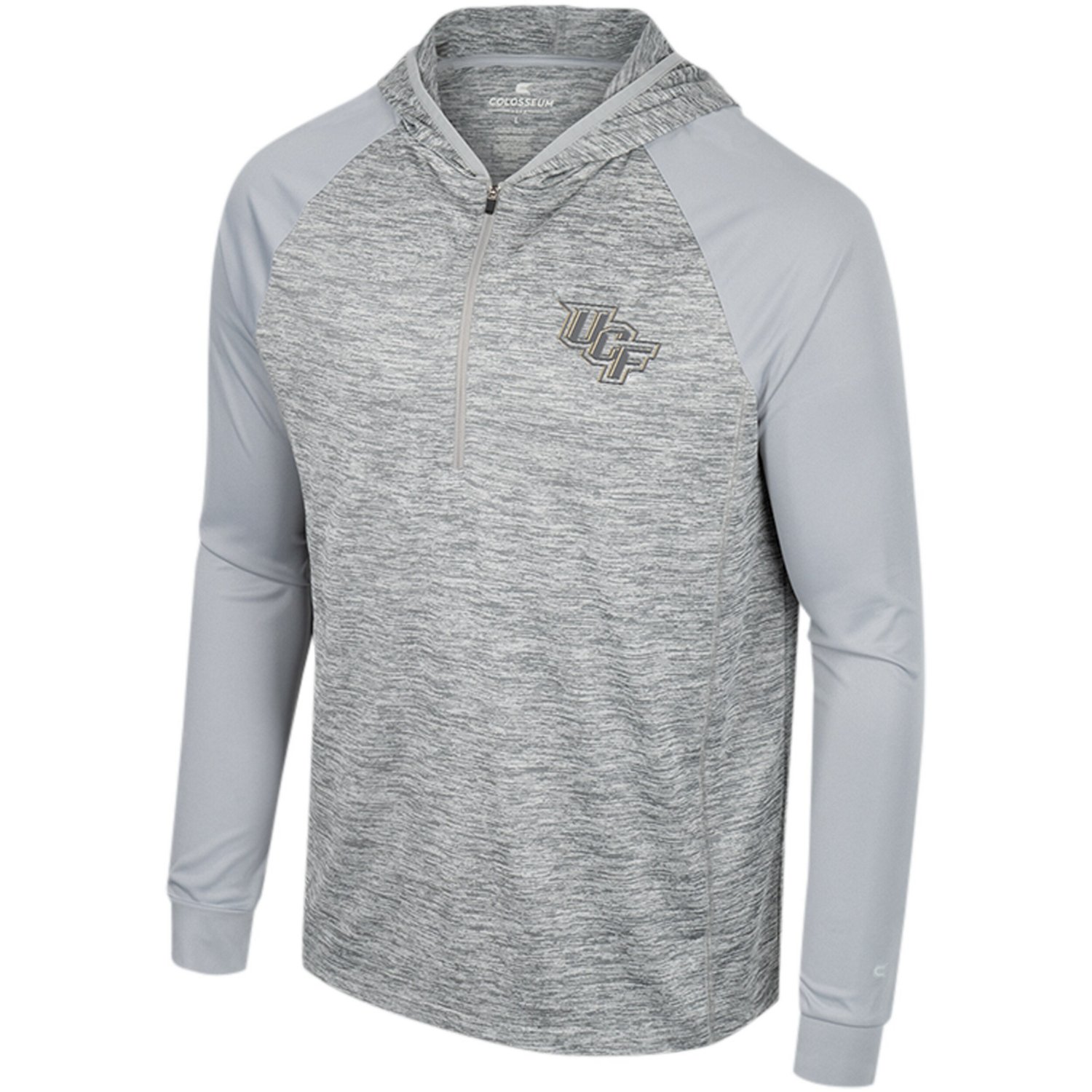 Colosseum UCF Knights Cybernetic Raglan Quarter-Zip Hooded Top - view number 2