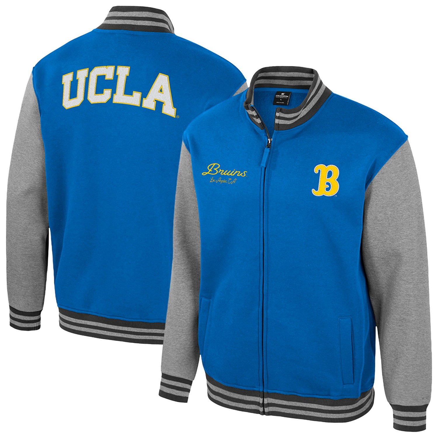 Colosseum UCLA Bruins Ambi-Turner Full-Zip Varsity Jacket - view number 1