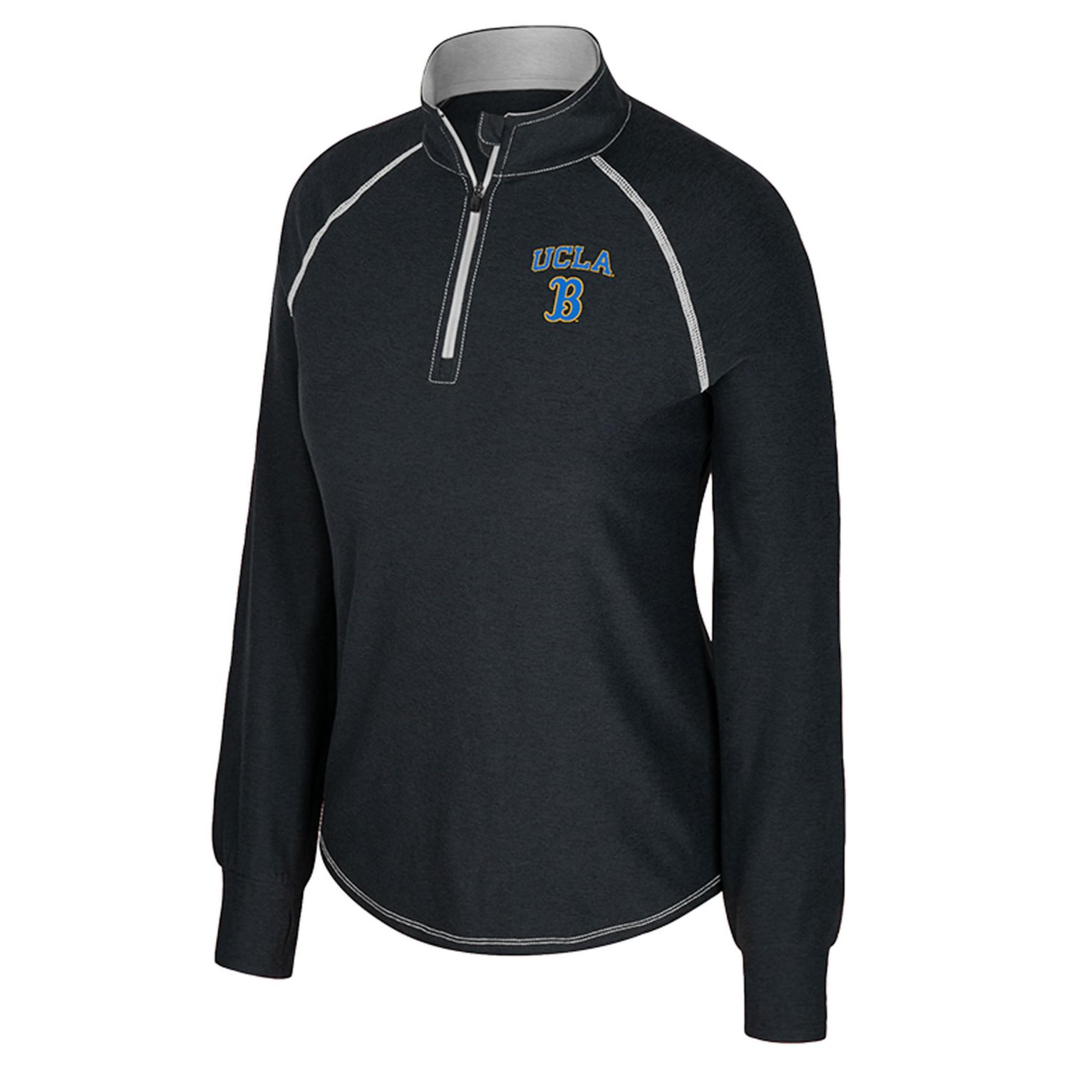 Colosseum UCLA Bruins Bikram Raglan Quarter-Zip Top - view number 2