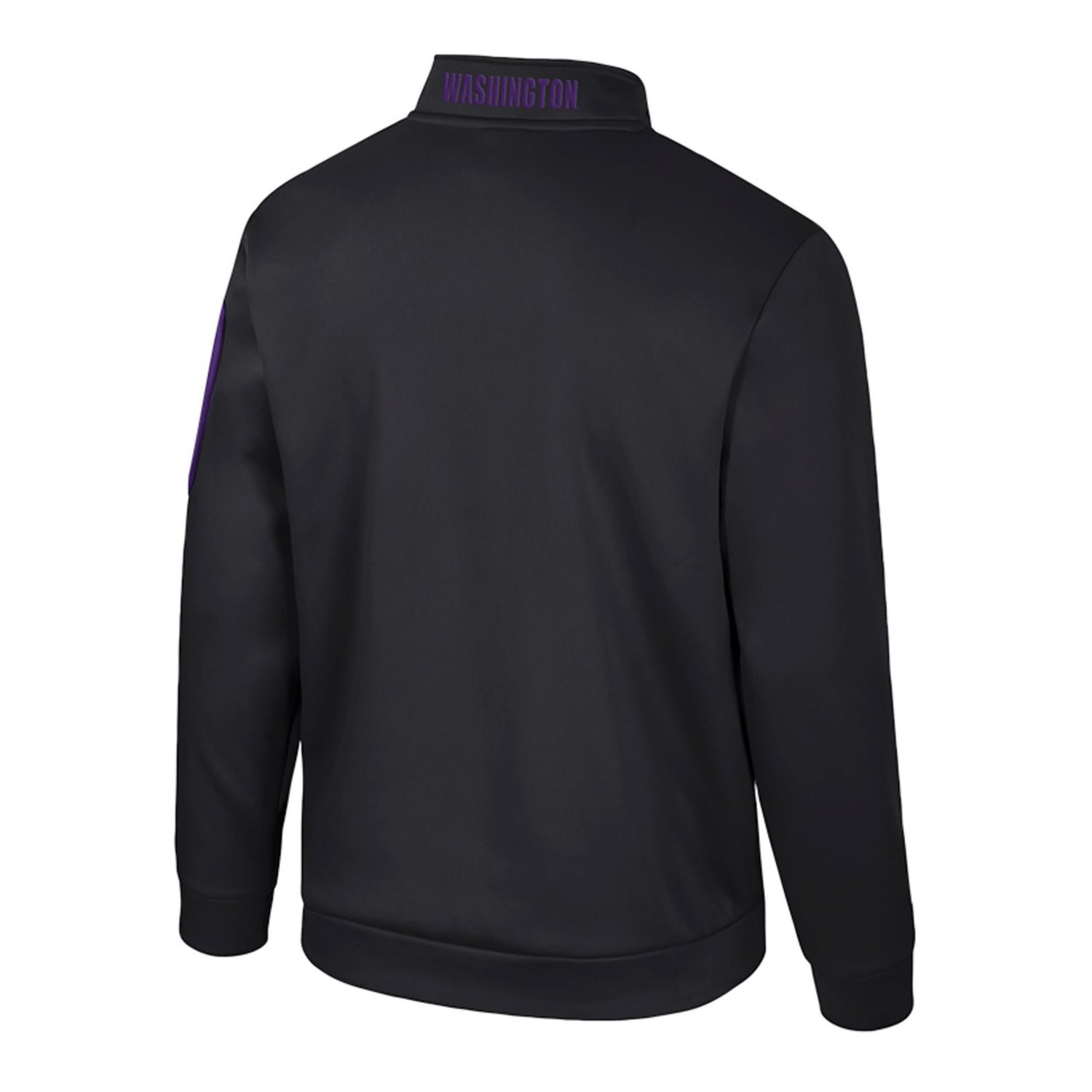Colosseum Washington Huskies Mainframe Quarter-Zip Fleece Jacket - view number 3