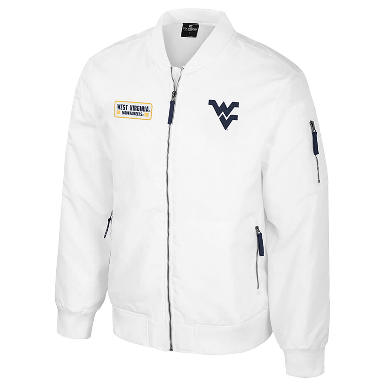 Colosseum West Virginia Mountaineers Rabbit Full-Zip Bomber Jacket - view number 2