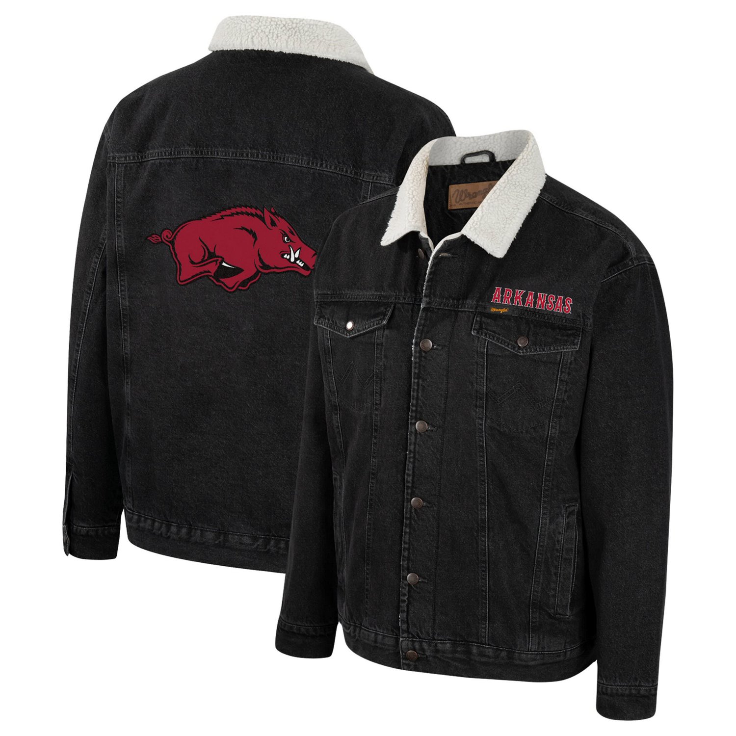 Colosseum x Wrangler Arkansas Razorbacks Western Button-Up Jacket