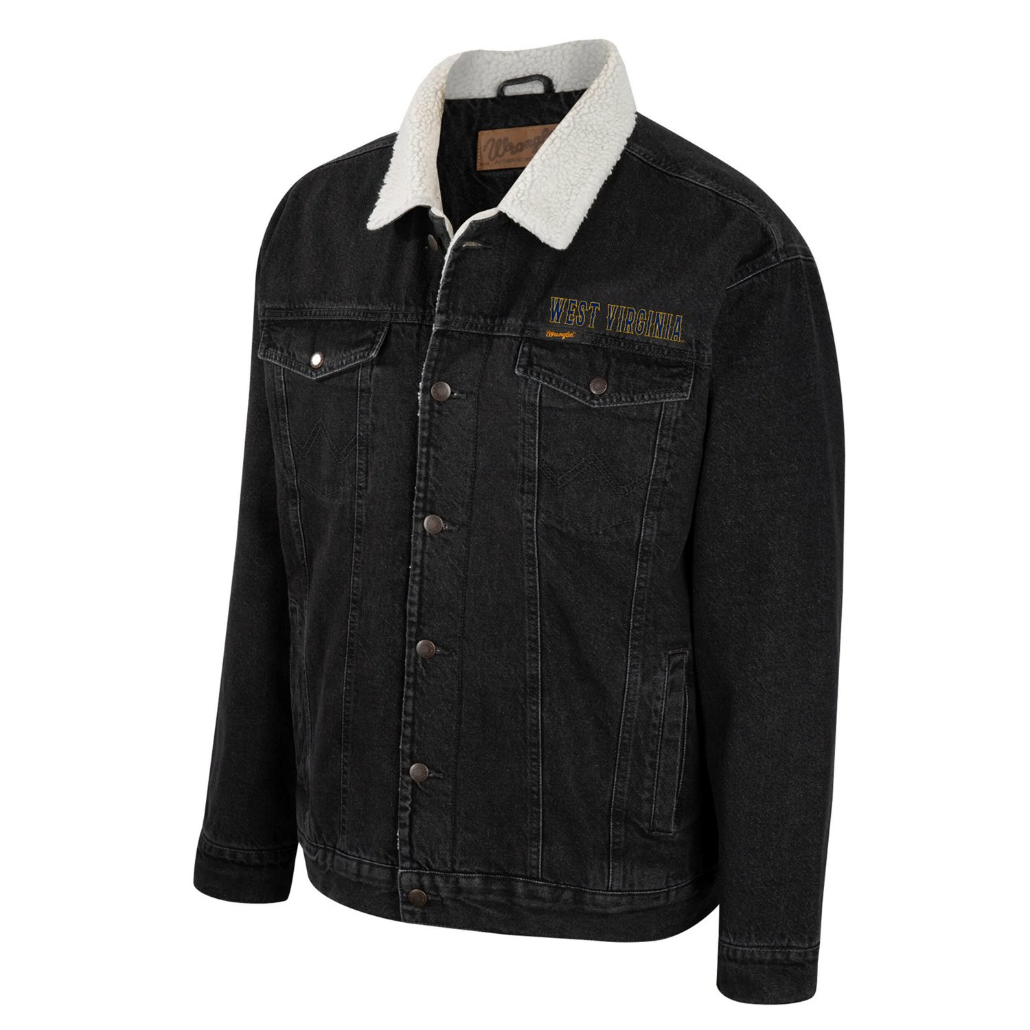 Colosseum x Wrangler West Virginia Mountaineers Western Button-Up Jacket - view number 2