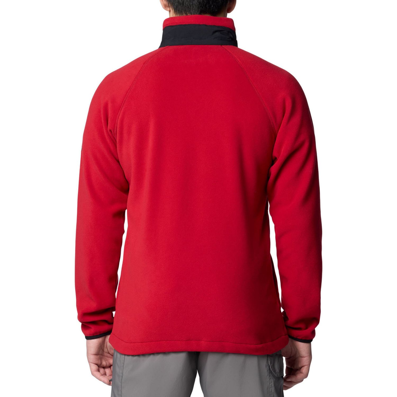 Columbia Arkansas Razorbacks Flanker IV Fleece Raglan Full-Zip Jacket                                                            - view number 2