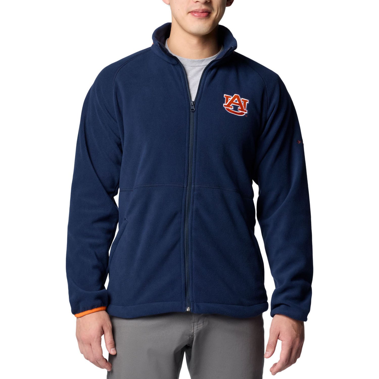 Columbia Auburn Tigers Flanker IV Fleece Raglan Full-Zip Jacket