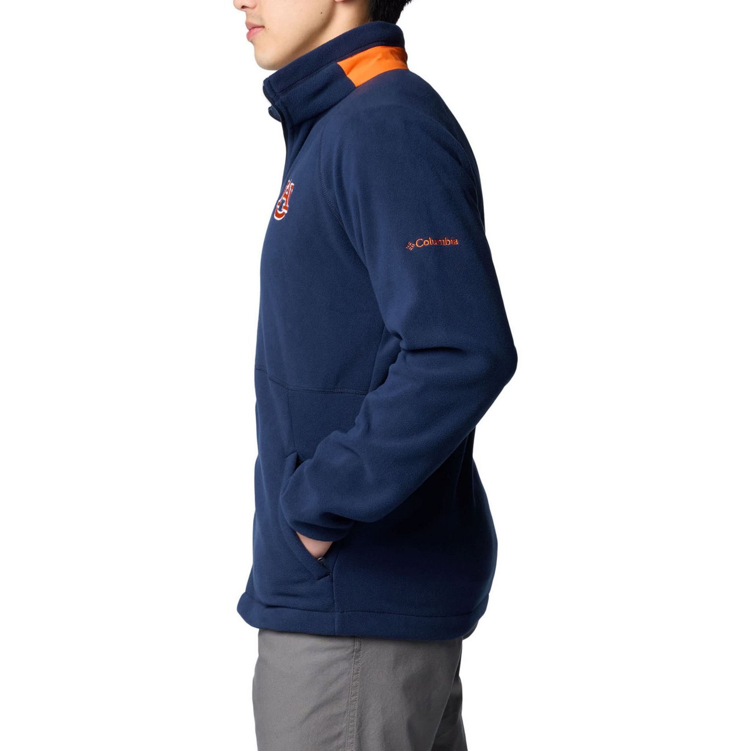 Columbia Auburn Tigers Flanker IV Fleece Raglan Full-Zip Jacket - view number 4