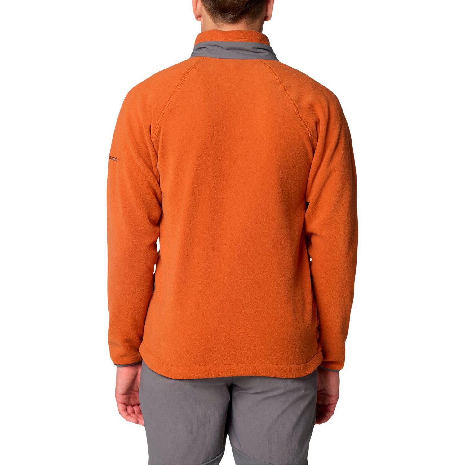 Columbia Burnt Texas Longhorns Big  Tall Flanker IV Fleece Raglan Full-Zip Jacket                                                - view number 2