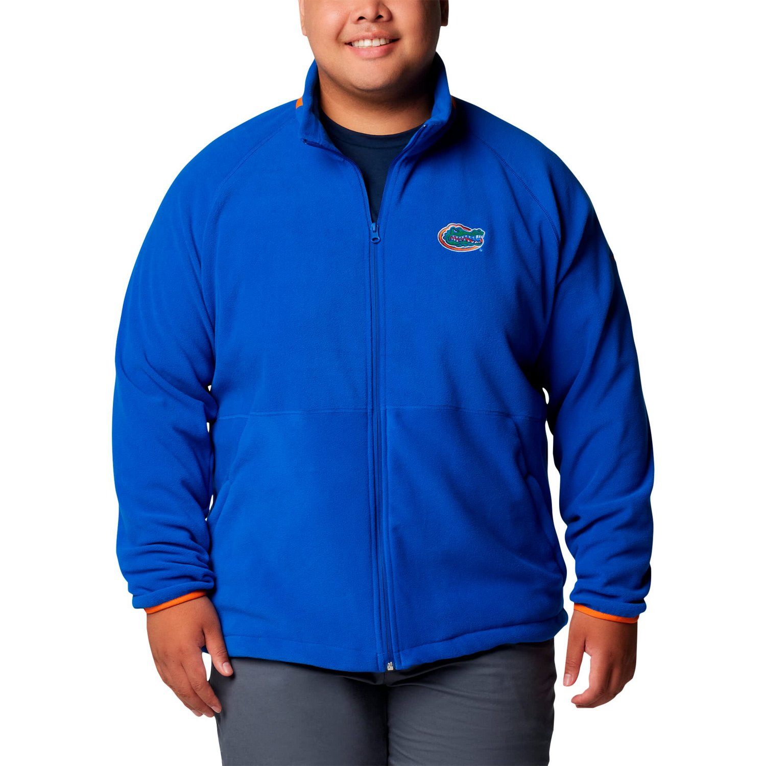 Columbia Florida Gators Big  Tall Flanker IV Fleece Raglan Full-Zip Jacket