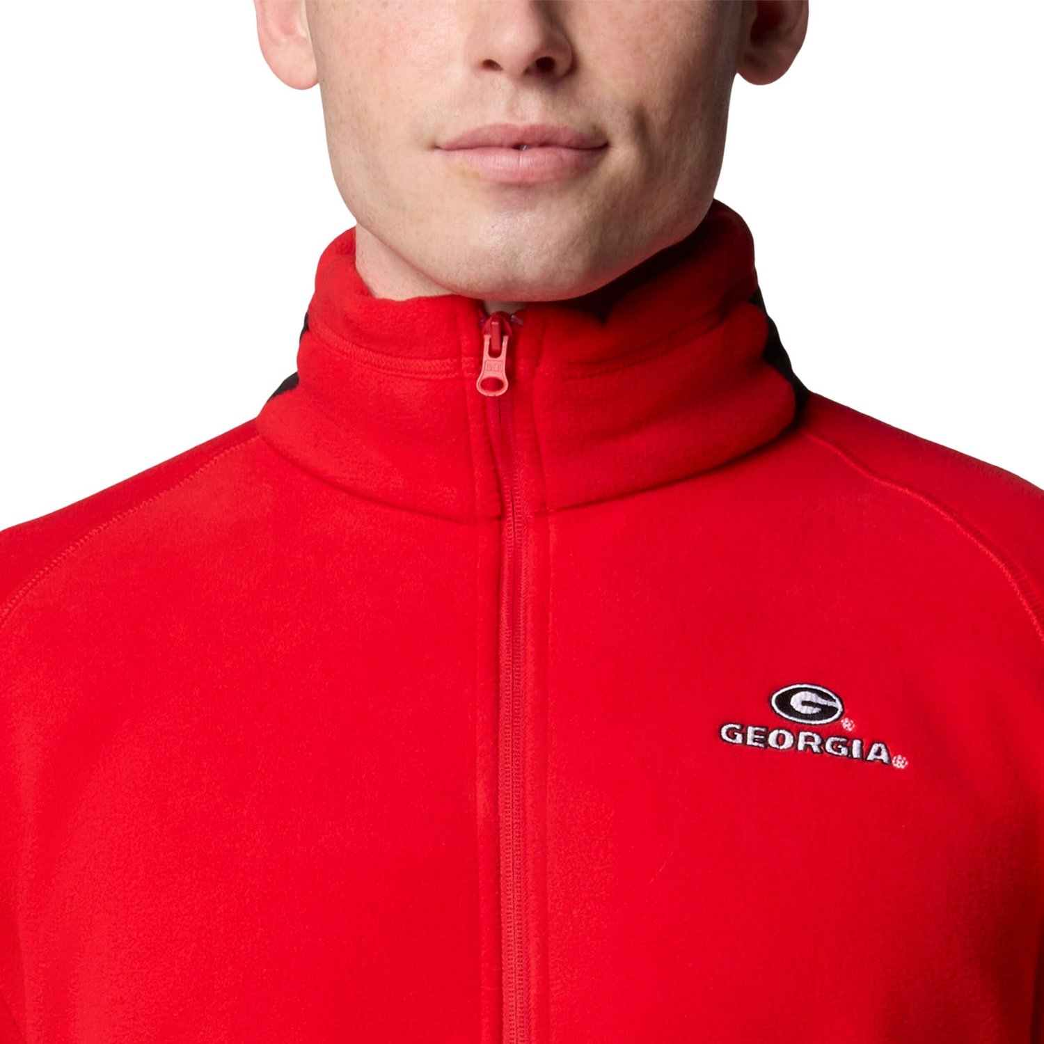 Columbia Georgia Bulldogs Big  Tall Flanker IV Fleece Raglan Full-Zip Jacket                                                     - view number 3