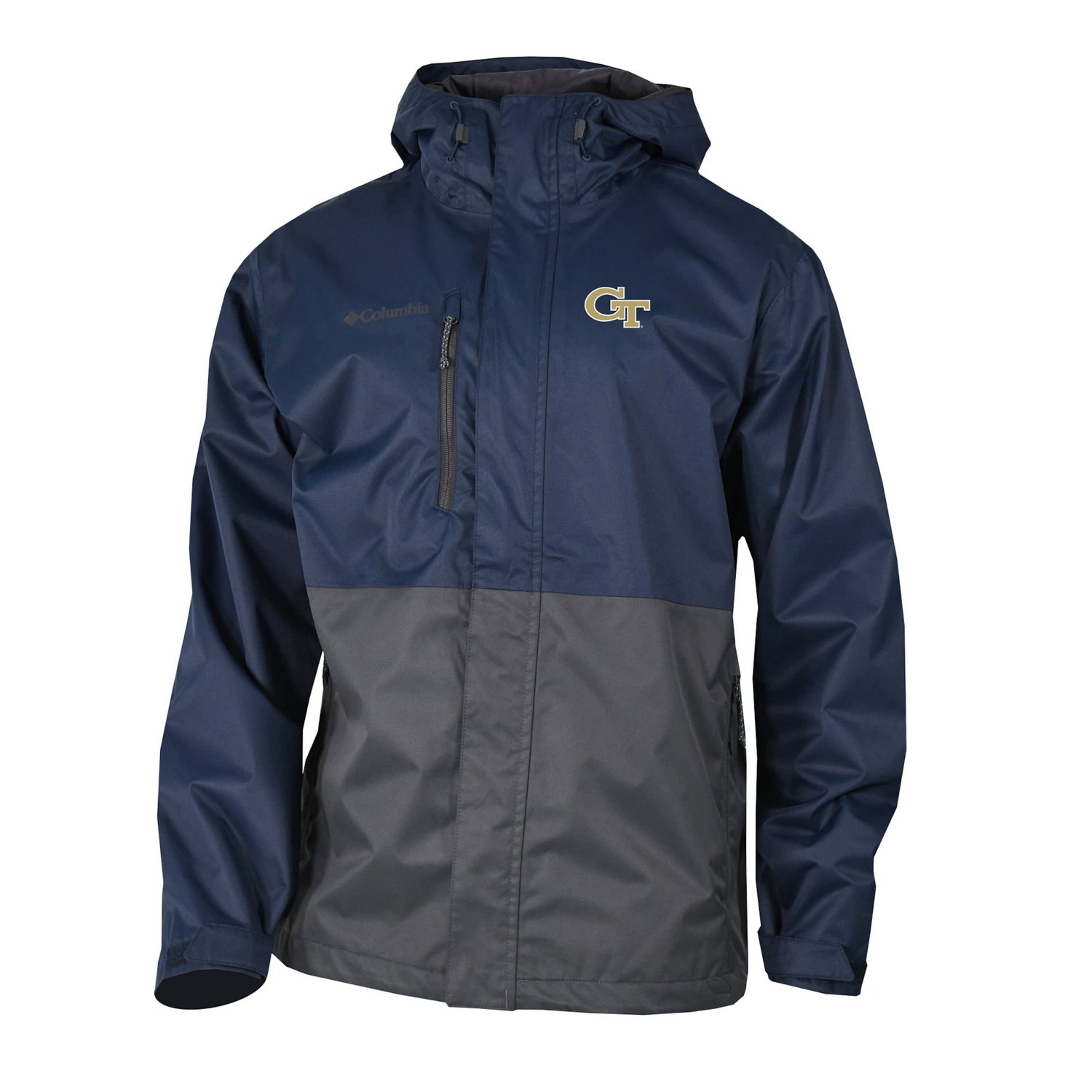 Columbia Georgia Tech Yellow Jackets Hikebound Omni-Tech Full-Zip Rain Jacket                                                    - view number 2