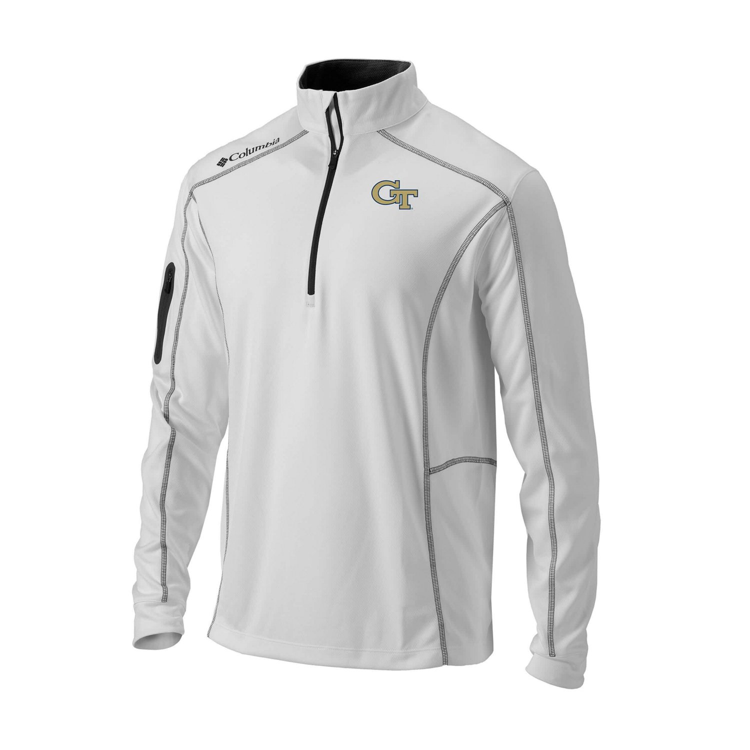 Columbia Georgia Tech Yellow Jackets Omni-Wick Shotgun Quarter-Zip Pullover