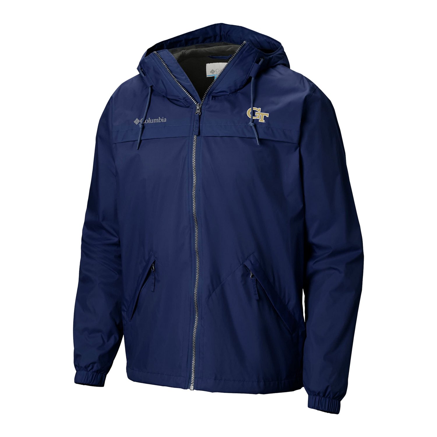Columbia Georgia Tech Yellow Jackets Oroville Creek Lined Omni-Tech Full-Zip Jacket                                              - view number 2