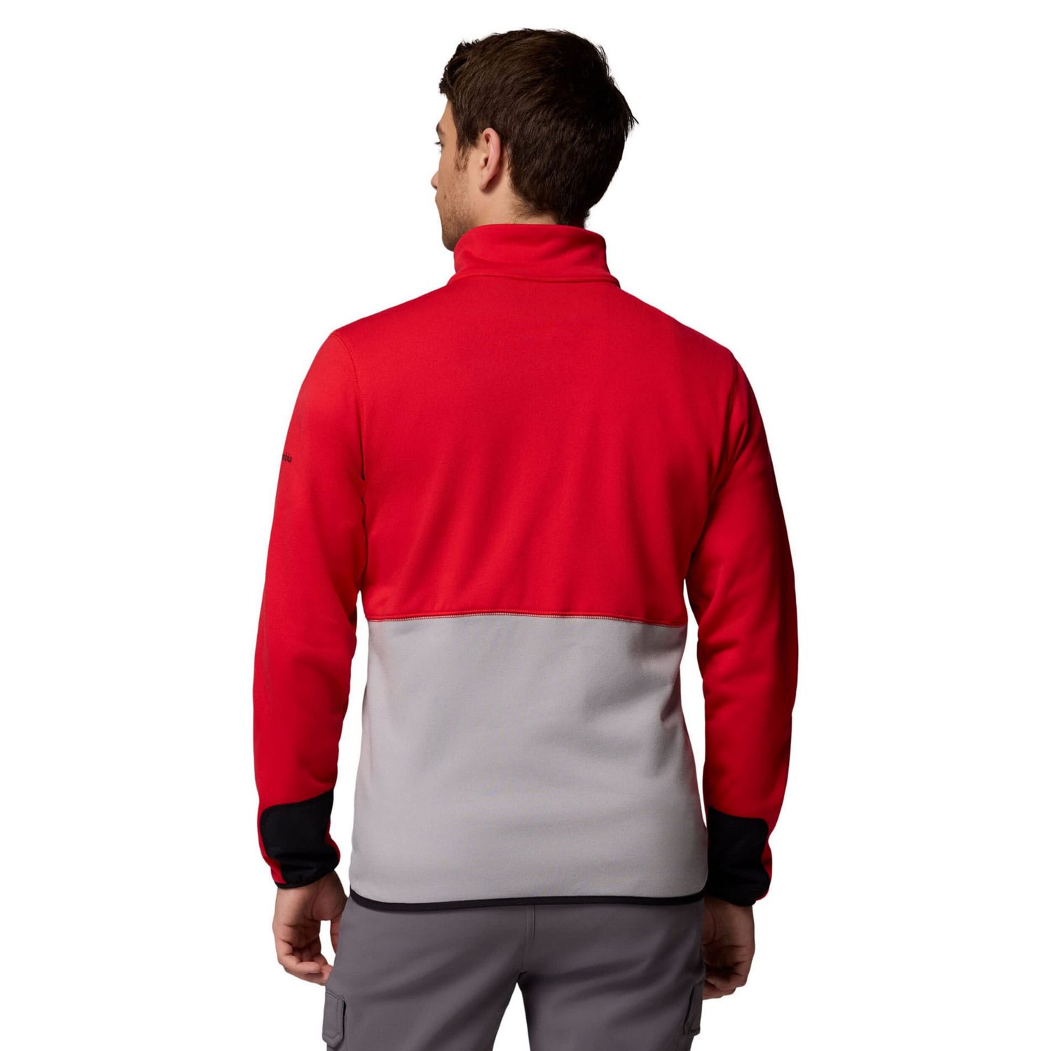 Columbia Gray Georgia Bulldogs Hike Omni-Wick Half-Zip Pullover - view number 2