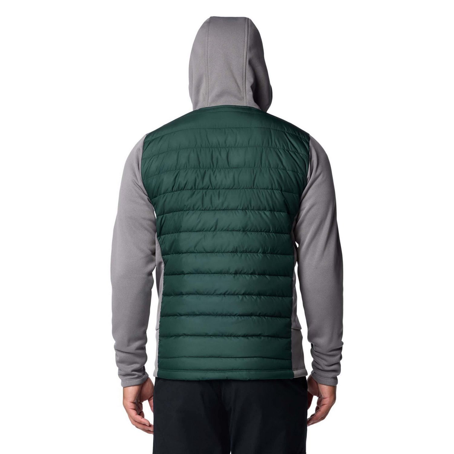 Columbia /Gray Michigan State Spartans Out-Shield Hybrid Full-Zip Hoodie Jacket                                                  - view number 2