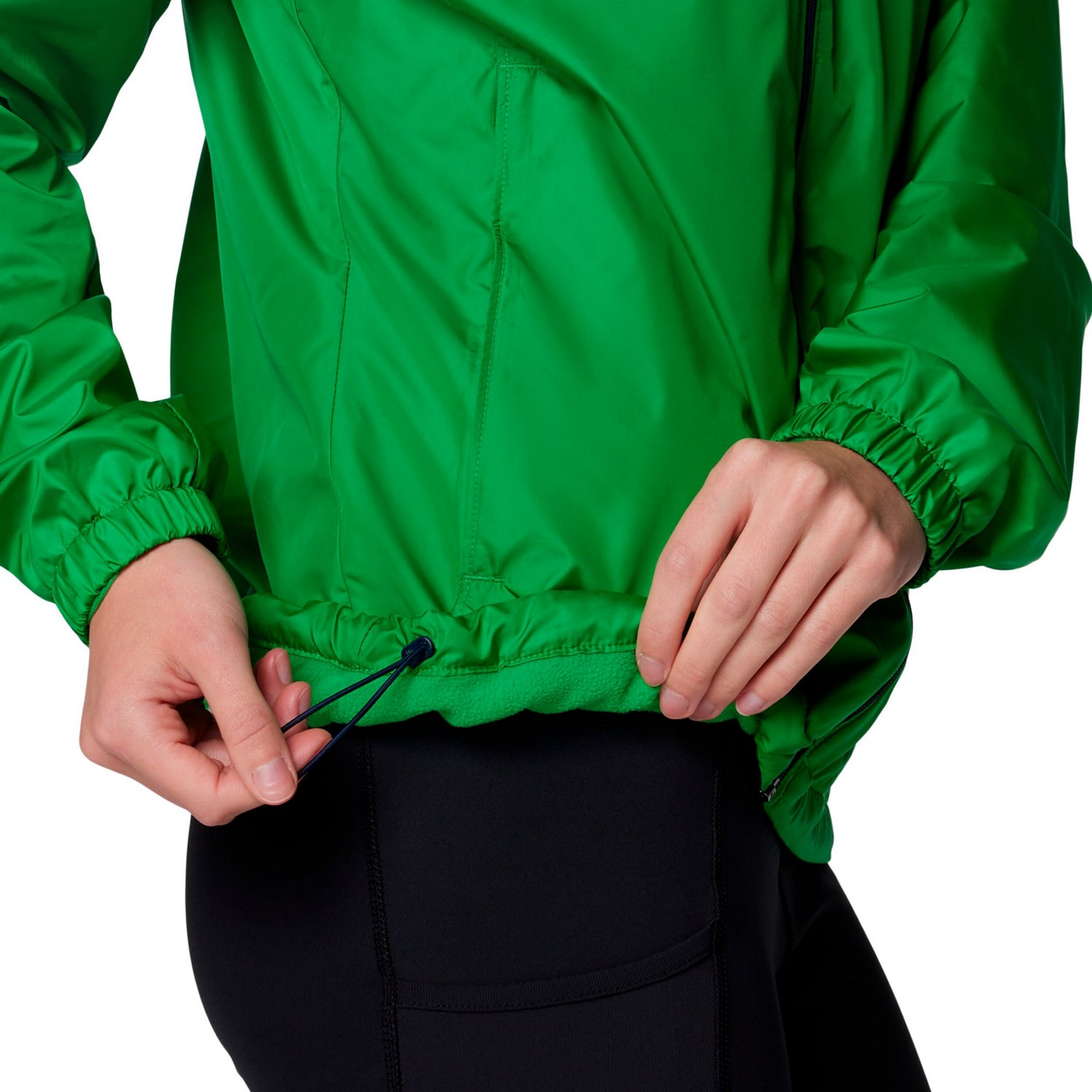 Columbia Green Notre Dame Fighting Irish Flash Forward Full-Zip Hoodie Windbreaker Jacket