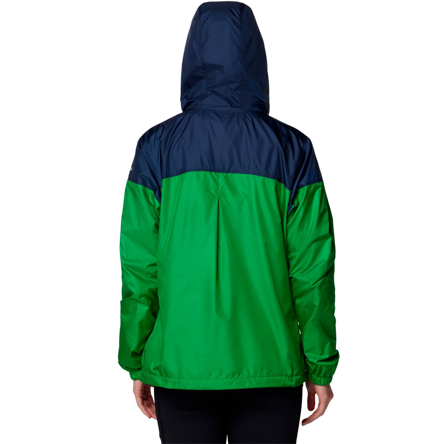 Columbia Green Notre Dame Fighting Irish Flash Forward Full-Zip Hoodie Windbreaker Jacket
