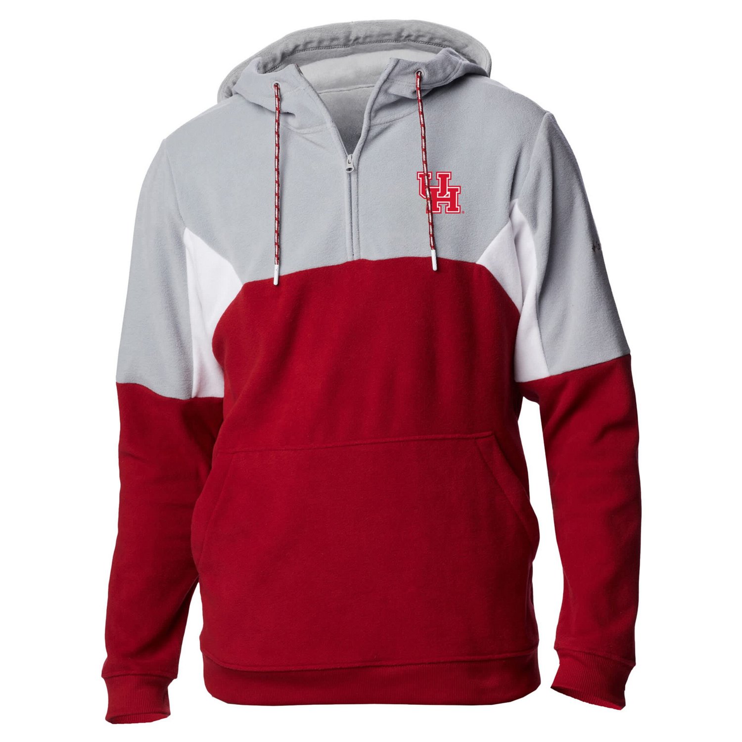 Columbia Houston Cougars Lodge Fleece Quarter-Zip Hoodie - view number 2